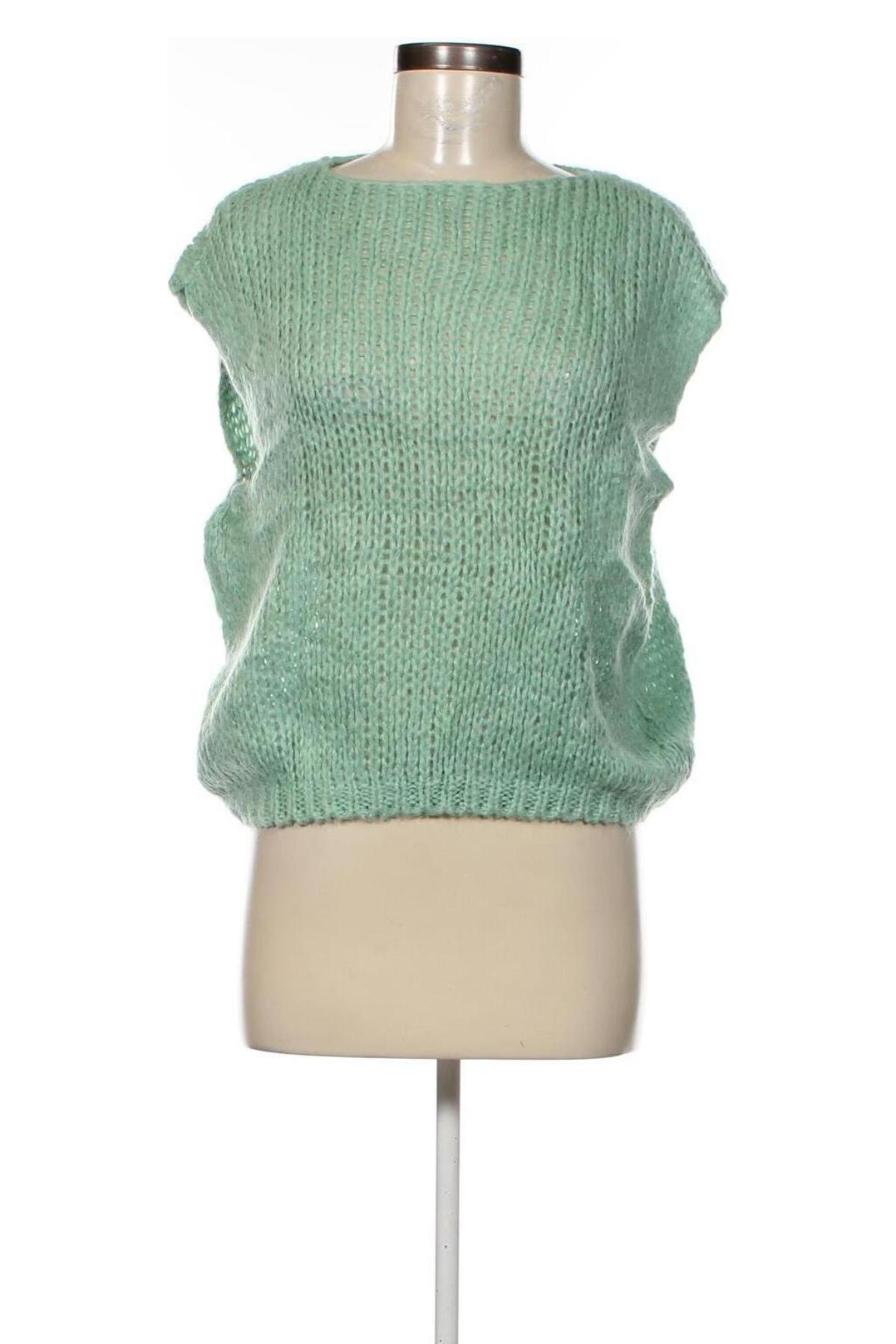 Дамски пуловер Terra di Siena, Размер M, Цвят Зелен, Цена 8,20 лв.