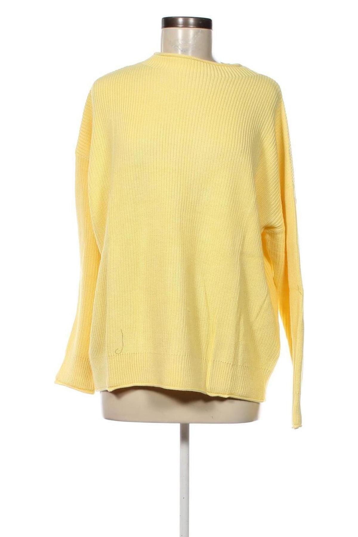 Γυναικείο πουλόβερ Tom Tailor, Μέγεθος 3XL, Χρώμα Κίτρινο, Τιμή 25,89 €