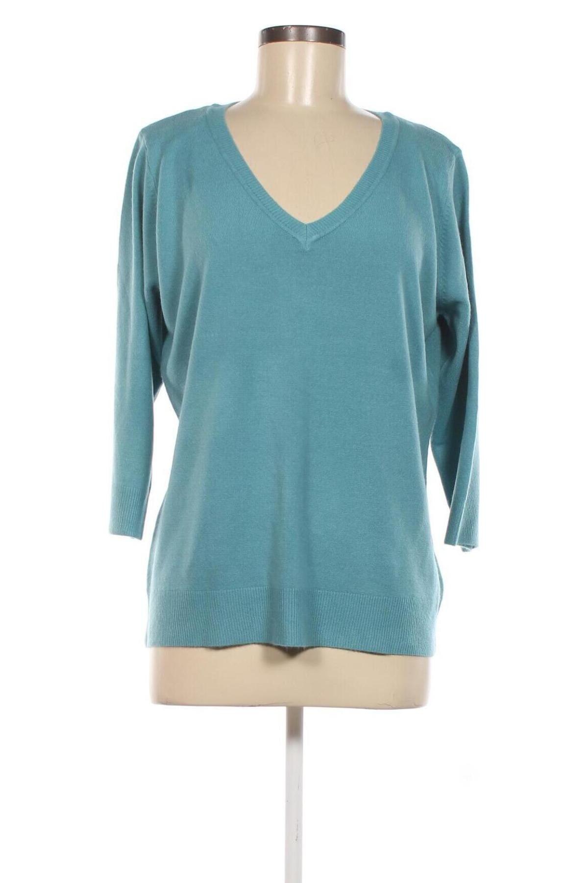 Γυναικείο πουλόβερ Tu, Μέγεθος XL, Χρώμα Πράσινο, Τιμή 9,15 €