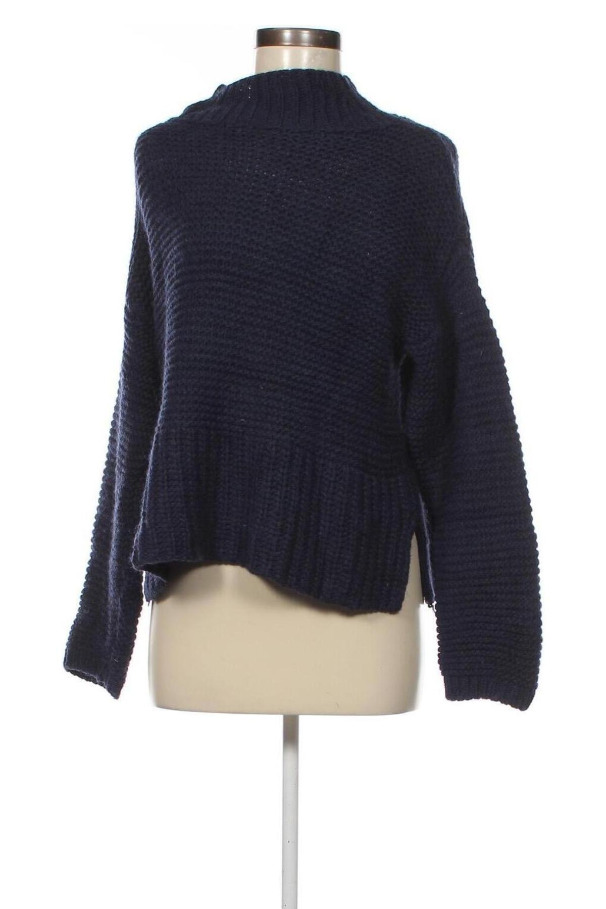 Дамски пуловер United Colors Of Benetton, Размер M, Цвят Син, Цена 18,45 лв.