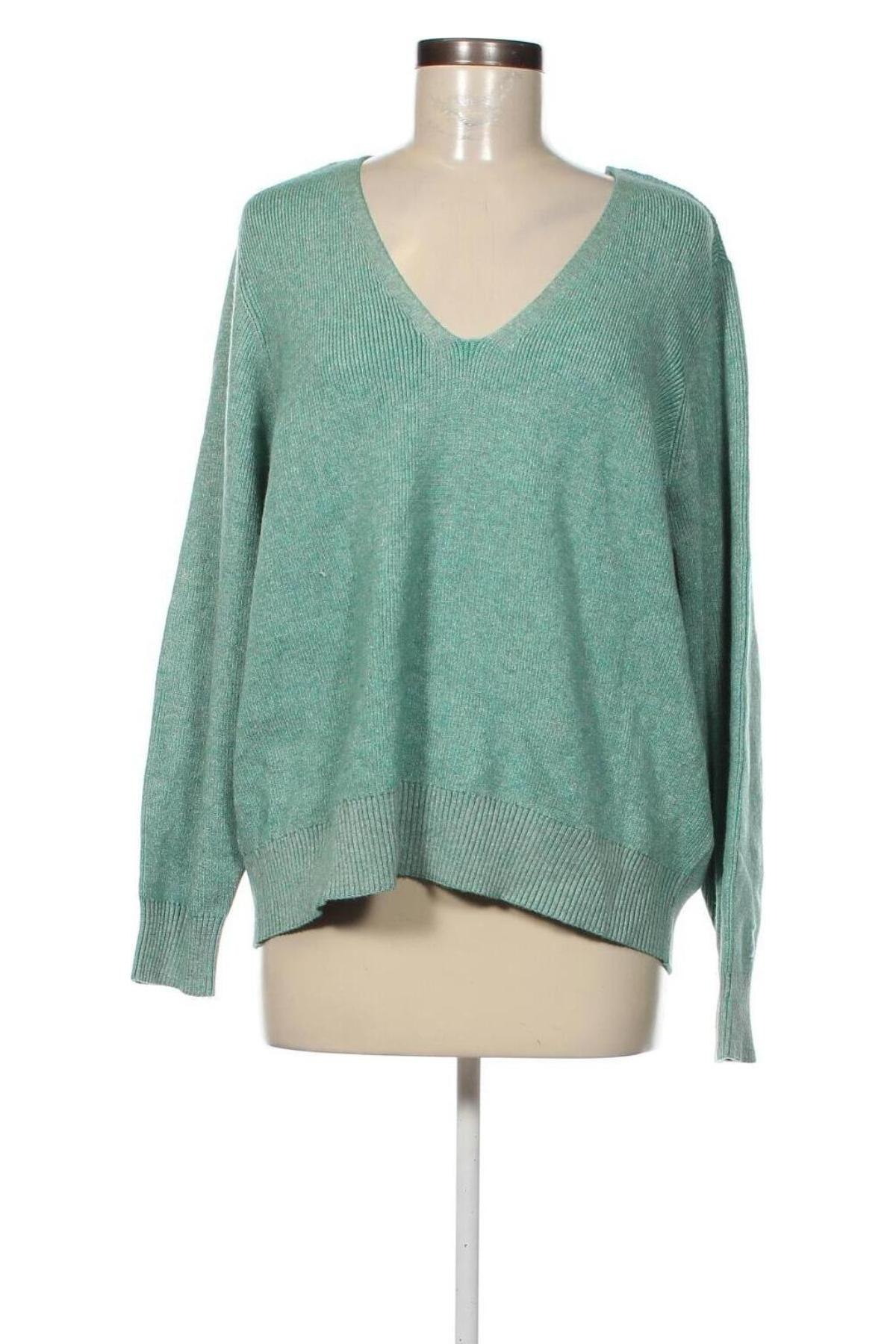 Дамски пуловер VILA, Размер XXL, Цвят Зелен, Цена 21,08 лв.