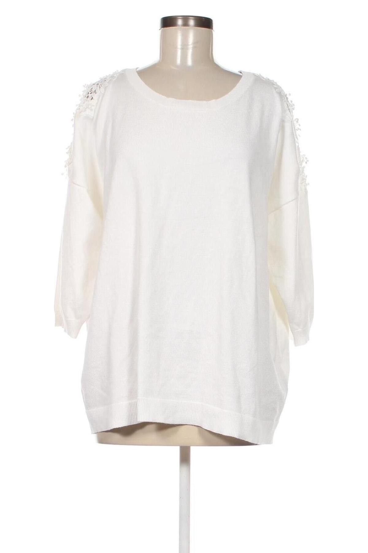 Γυναικείο πουλόβερ Yessica, Μέγεθος XL, Χρώμα Λευκό, Τιμή 17,94 €