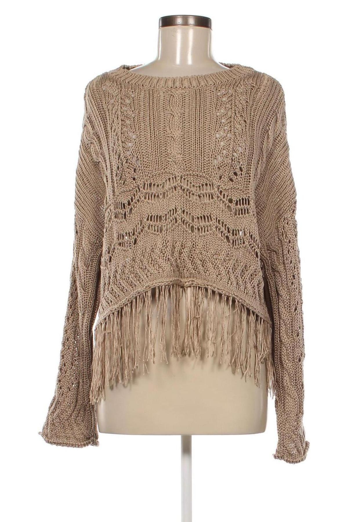 Γυναικείο πουλόβερ Zara, Μέγεθος L, Χρώμα  Μπέζ, Τιμή 13,84 €