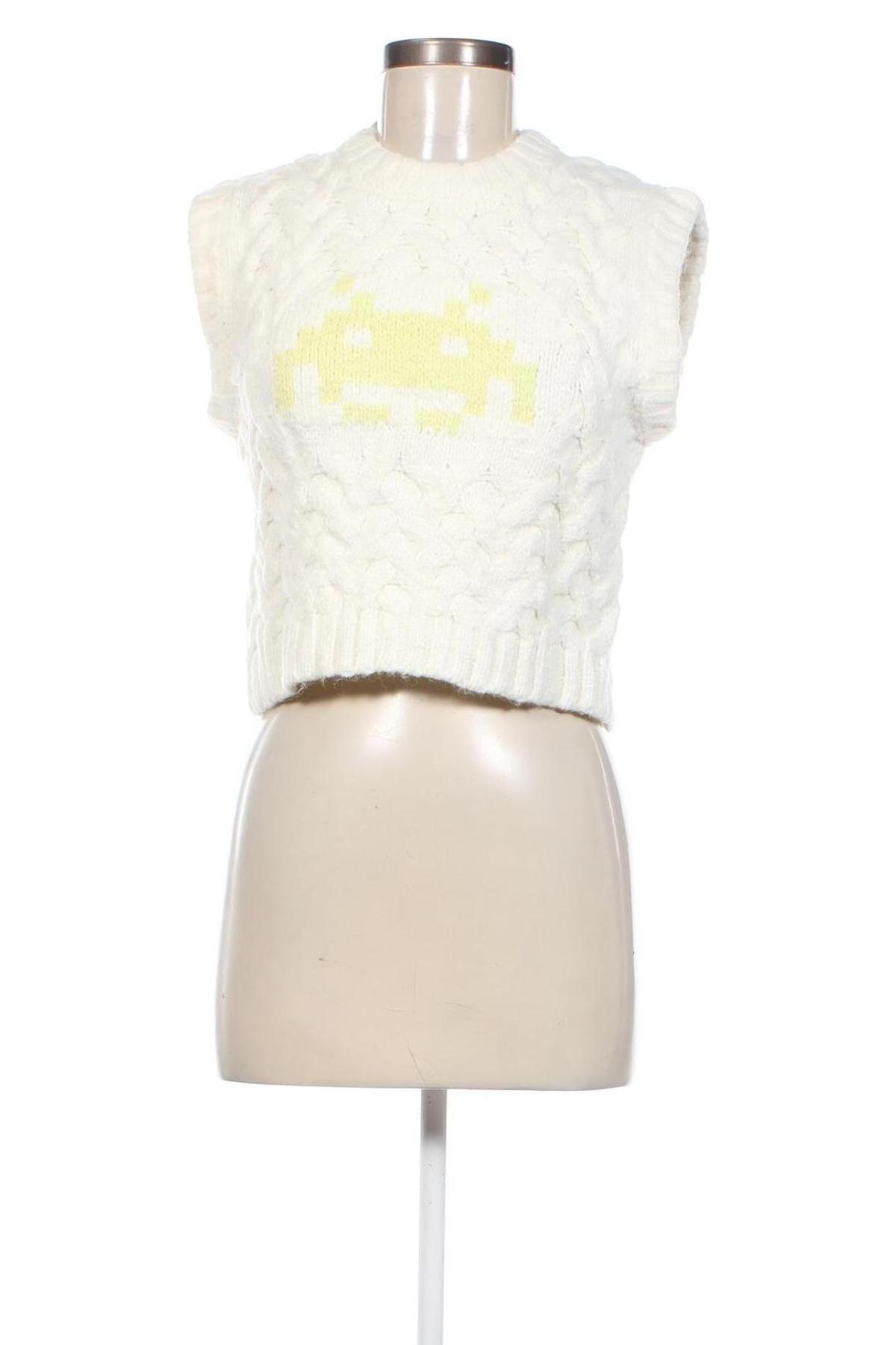 Damenpullover Zara, Größe S, Farbe Weiß, Preis 10,33 €