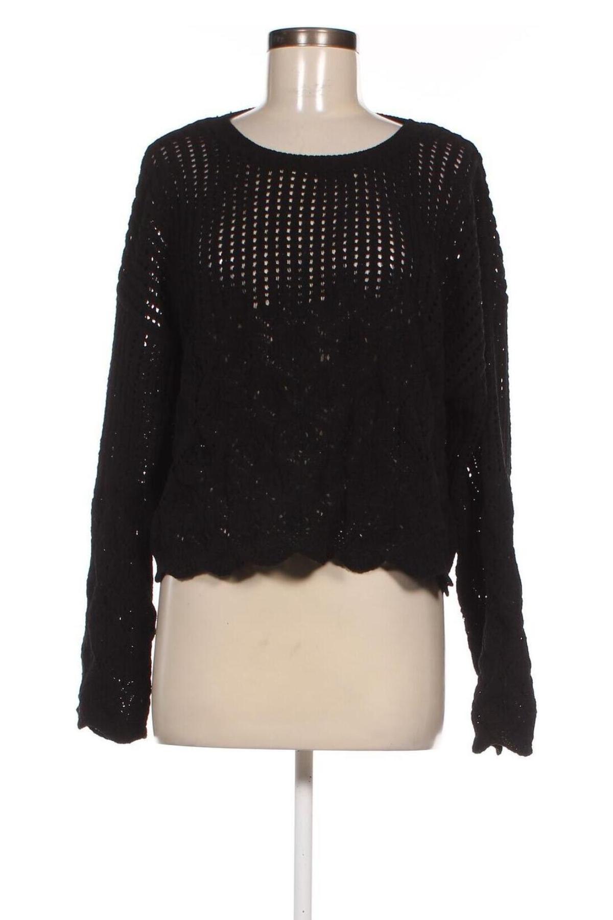 Pulover de femei Zara, Mărime L, Culoare Negru, Preț 28,42 Lei