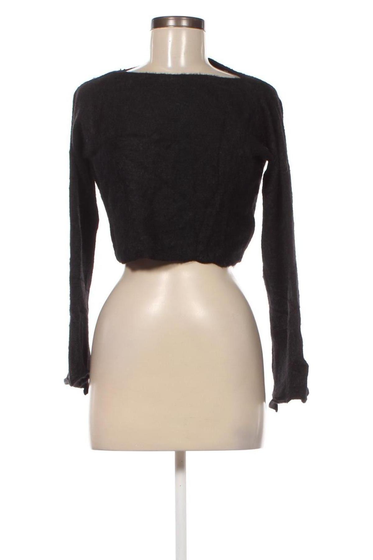 Дамски пуловер Zara, Размер S, Цвят Черен, Цена 7,83 лв.