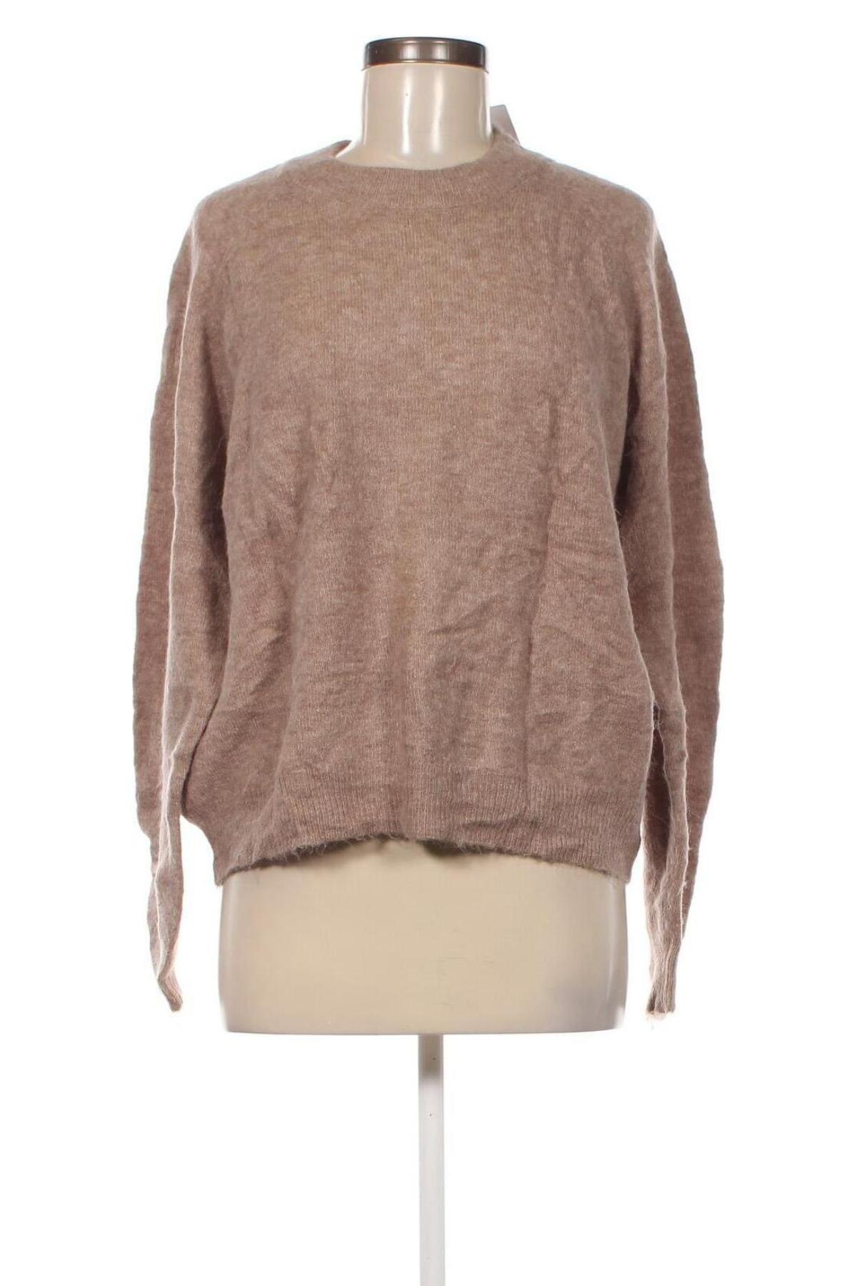 Γυναικείο πουλόβερ Zara, Μέγεθος L, Χρώμα  Μπέζ, Τιμή 7,52 €