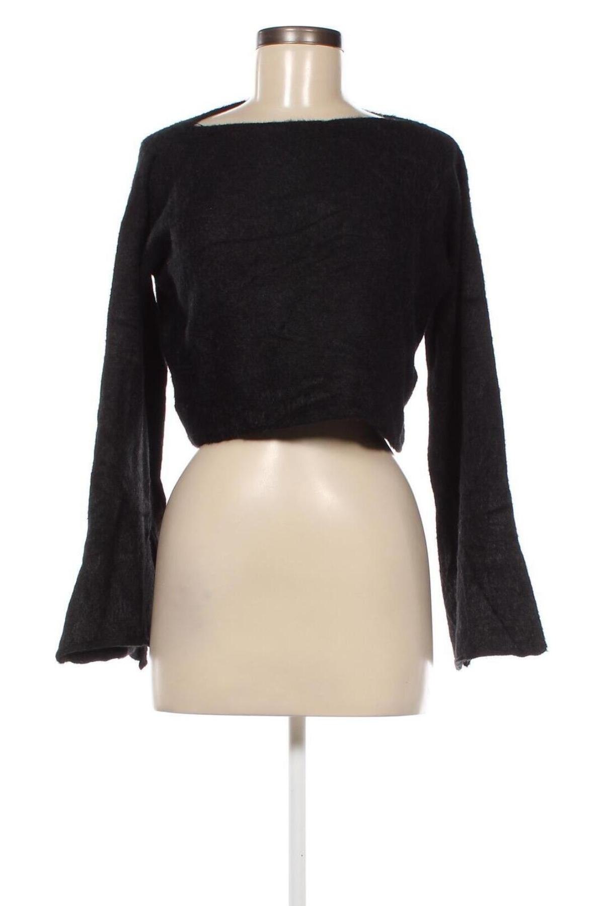 Дамски пуловер Zara, Размер M, Цвят Черен, Цена 8,10 лв.