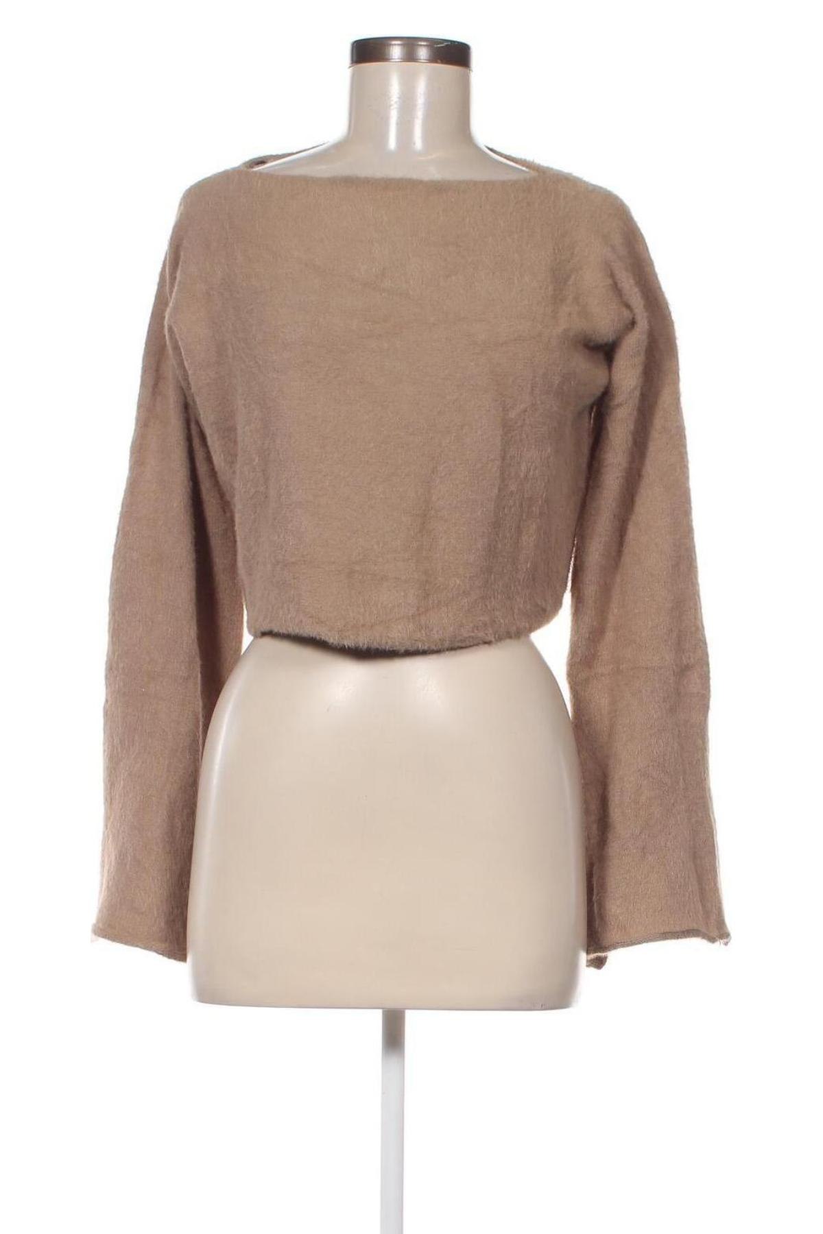 Damenpullover Zara, Größe M, Farbe Beige, Preis 5,26 €