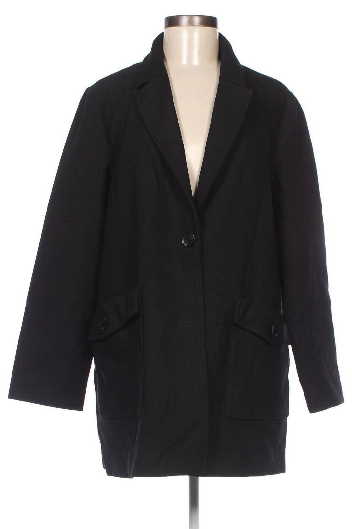 Дамски шлифер H&M, Размер M, Цвят Черен, Цена 25,50 лв.