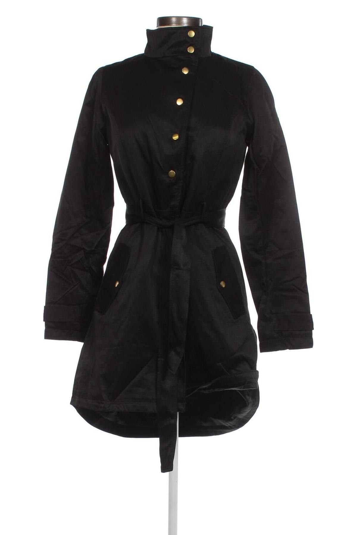 Damen Trenchcoat VILA, Größe S, Farbe Schwarz, Preis 33,76 €