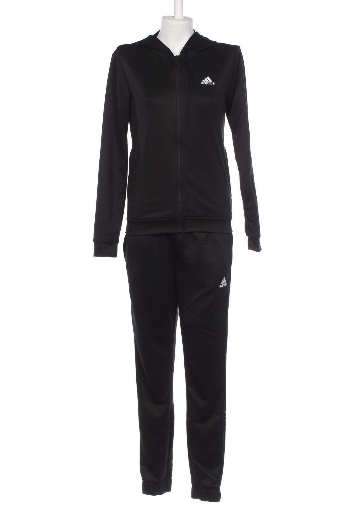 Γυναικείο αθλητικό σύνολο Adidas, Μέγεθος S, Χρώμα Μαύρο, Τιμή 72,16 €