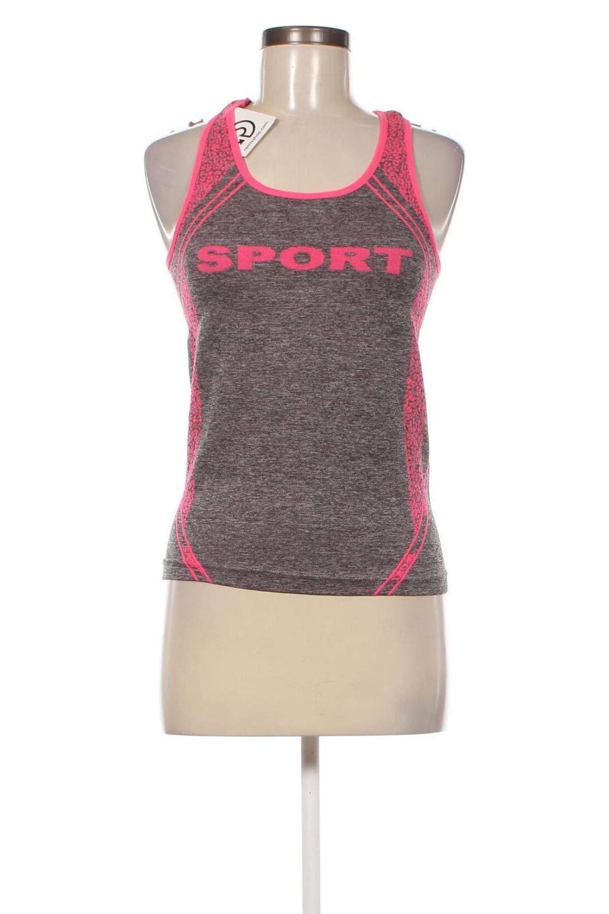Γυναίκειο αθλητικό τοπ, Μέγεθος M, Χρώμα Γκρί, Τιμή 9,28 €