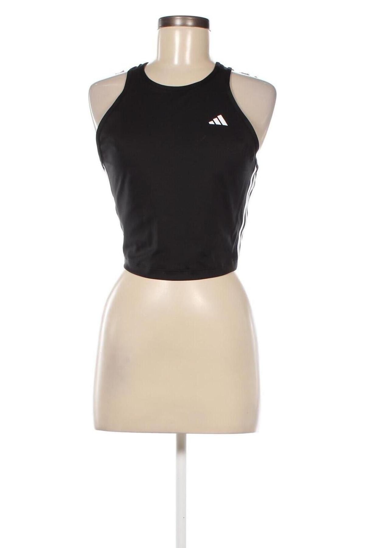 Γυναίκειο αθλητικό τοπ Adidas, Μέγεθος M, Χρώμα Μαύρο, Τιμή 39,69 €