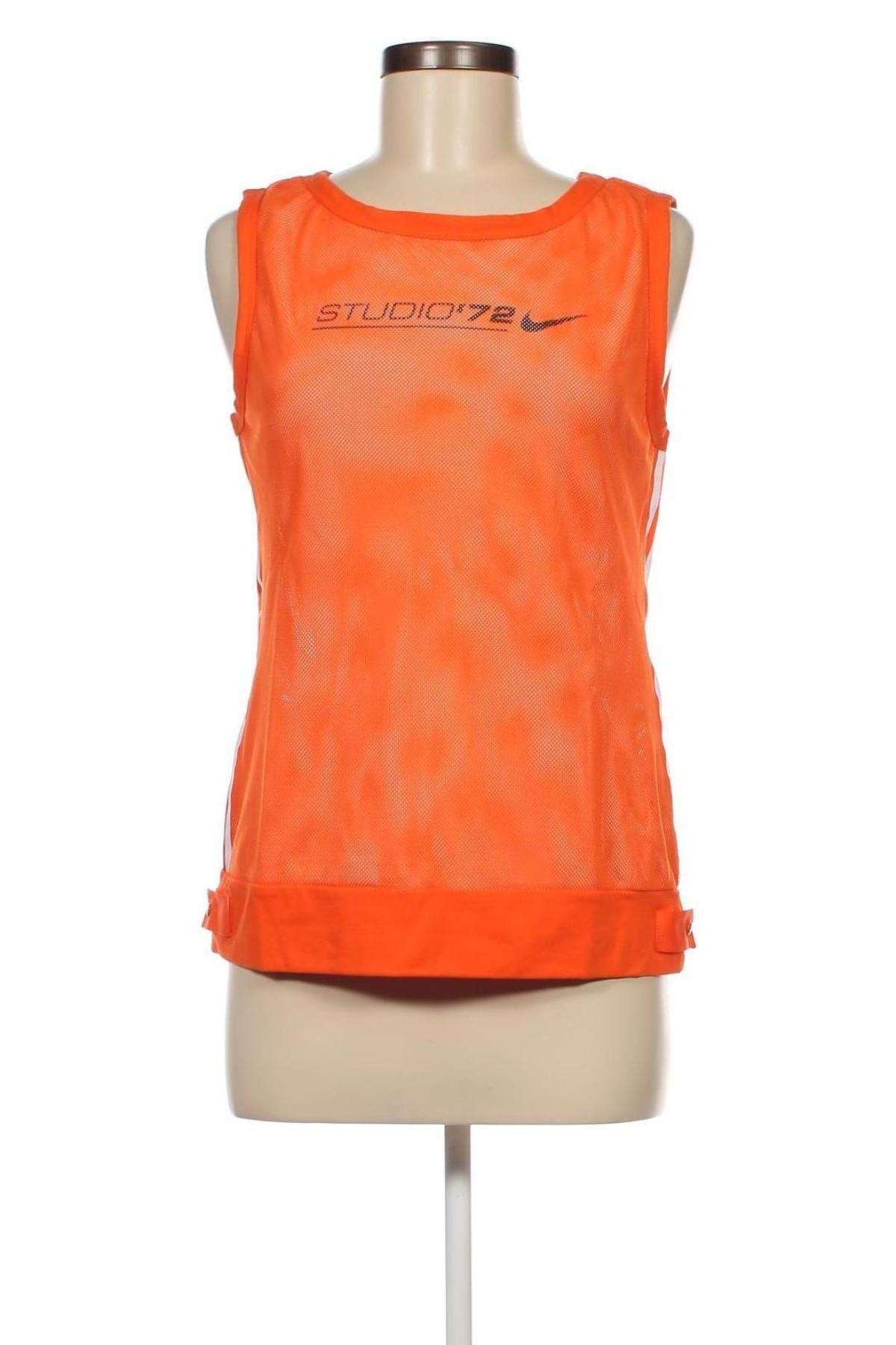 Γυναίκειο αθλητικό τοπ Nike, Μέγεθος L, Χρώμα Πορτοκαλί, Τιμή 8,33 €