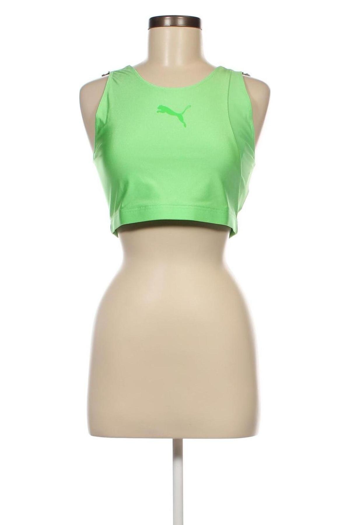 Damen Sporttop PUMA, Größe XL, Farbe Grün, Preis 7,54 €