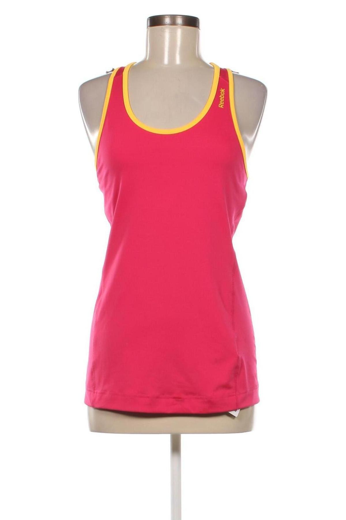 Damski sportowy top Reebok, Rozmiar M, Kolor Różowy, Cena 39,08 zł