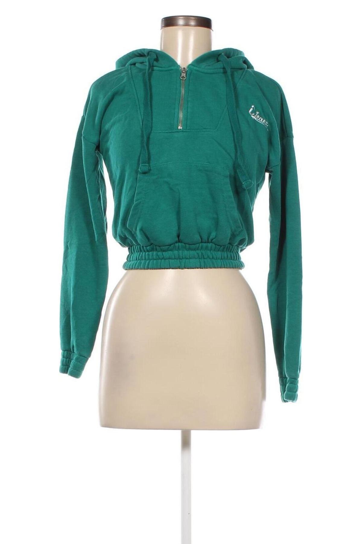 Damen Sweatshirt, Größe XS, Farbe Grün, Preis 20,18 €