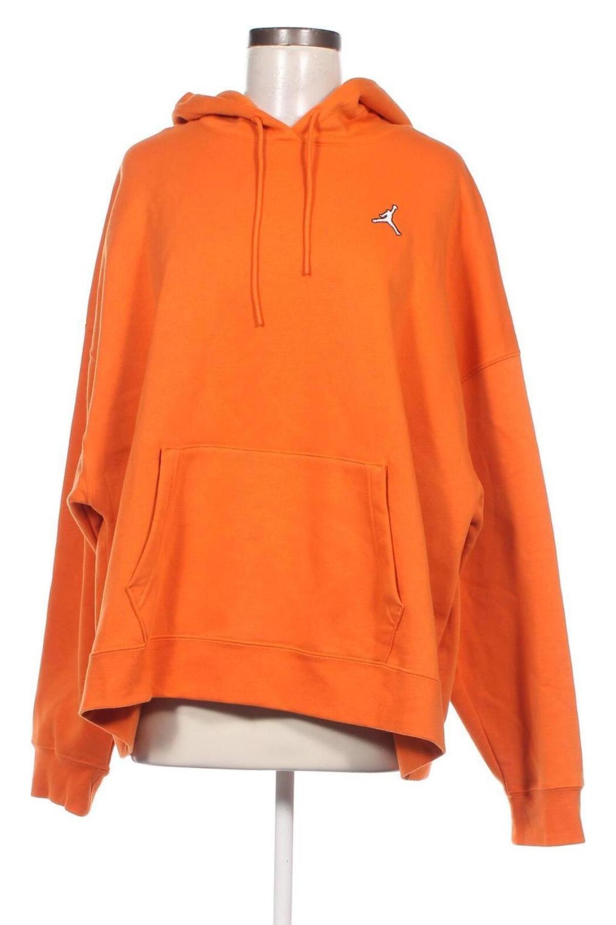 Дамски суичър Air Jordan Nike, Размер XXL, Цвят Оранжев, Цена 78,75 лв.