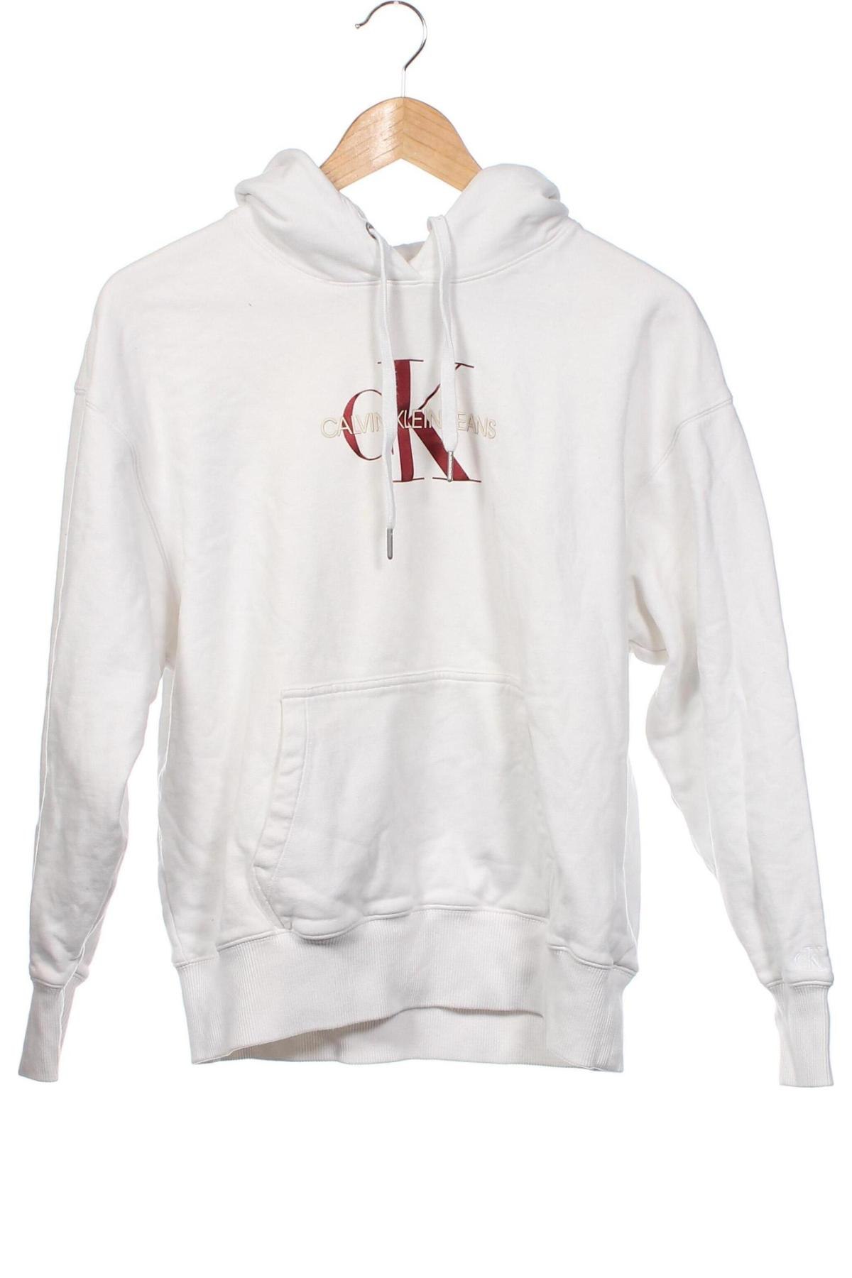 Női sweatshirt Calvin Klein Jeans, Méret XS, Szín Fehér, Ár 18 456 Ft