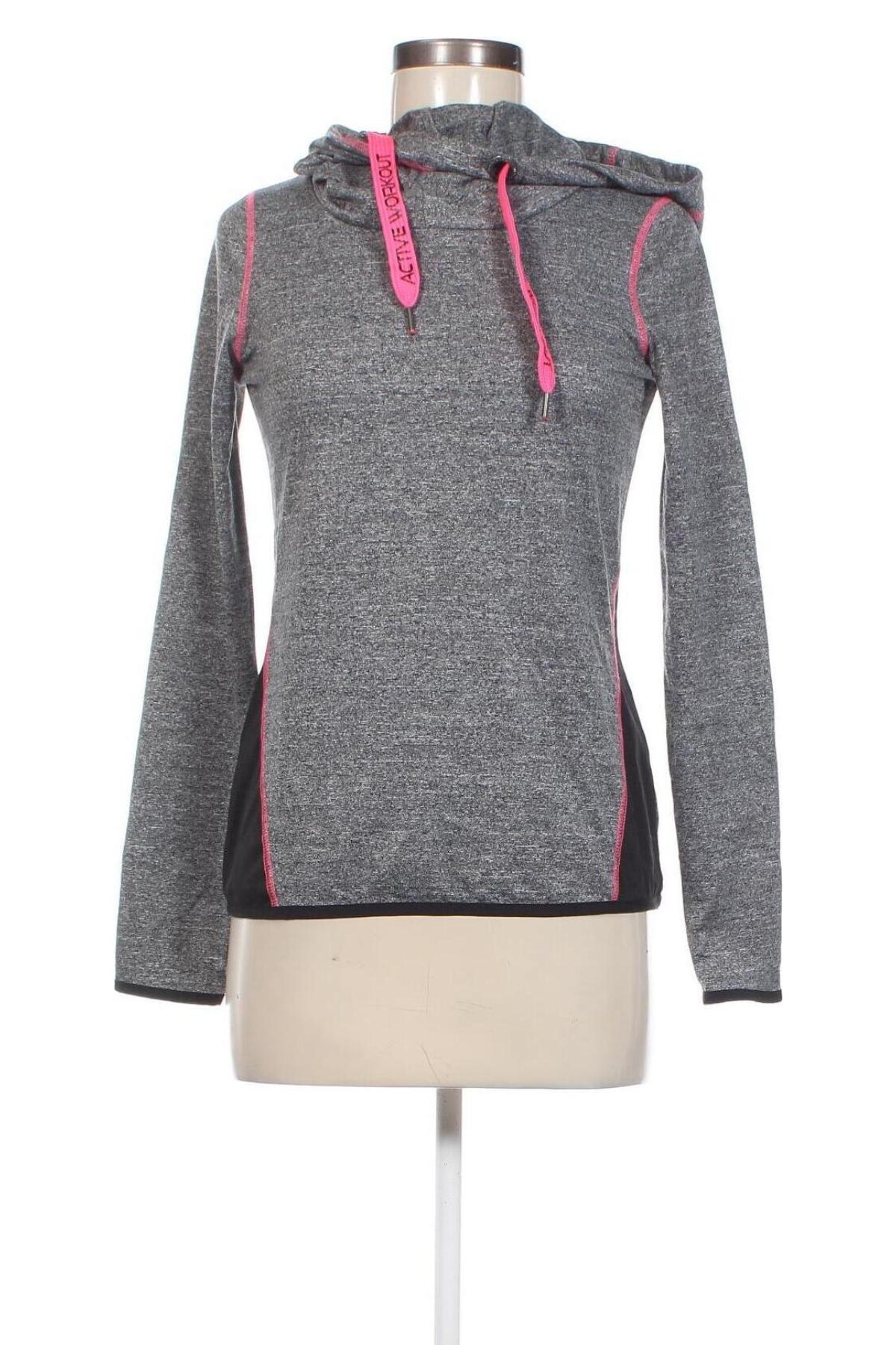 Damen Sweatshirt Crivit, Größe XS, Farbe Grau, Preis 6,66 €