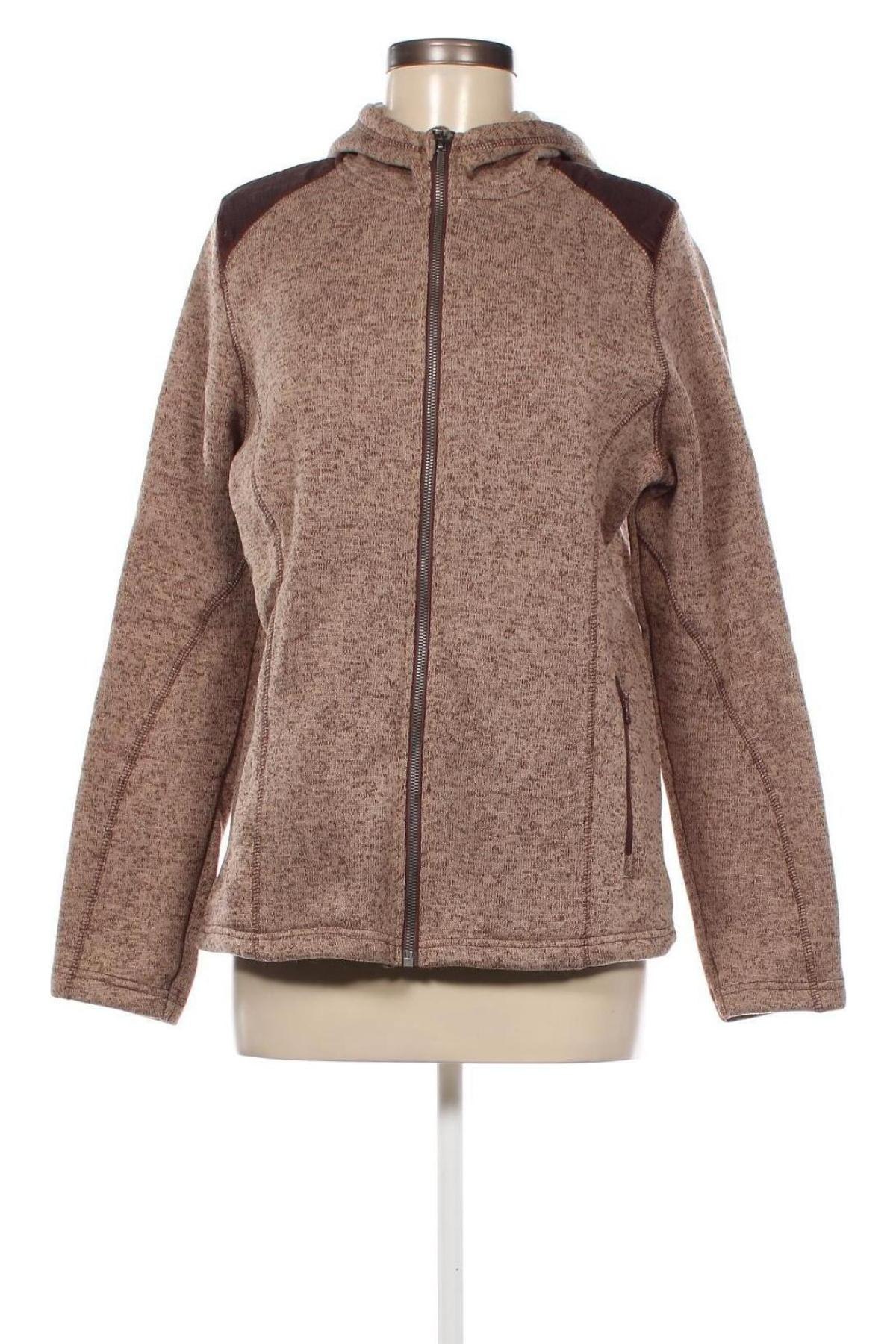 Damen Sweatshirt Crivit, Größe L, Farbe Braun, Preis 7,26 €