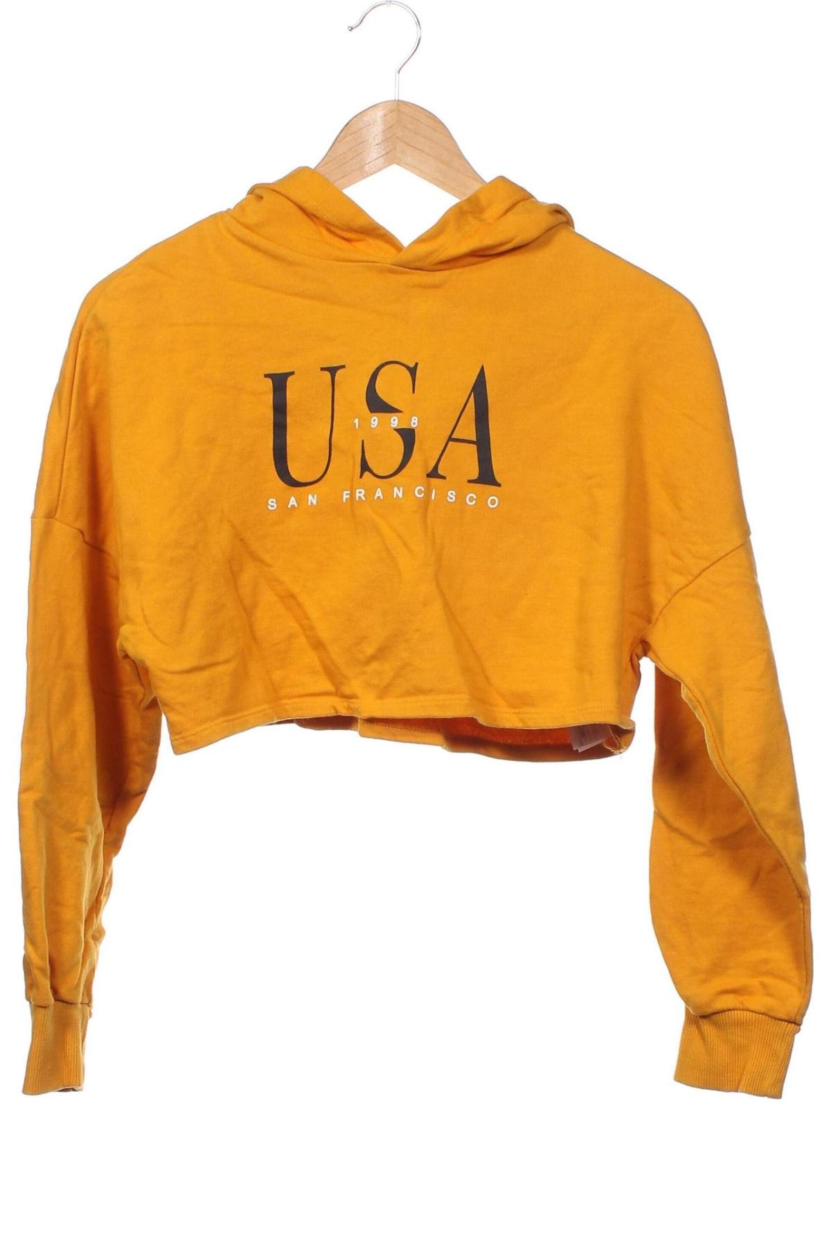Damen Sweatshirt H&M Divided, Größe XS, Farbe Gelb, Preis 16,51 €