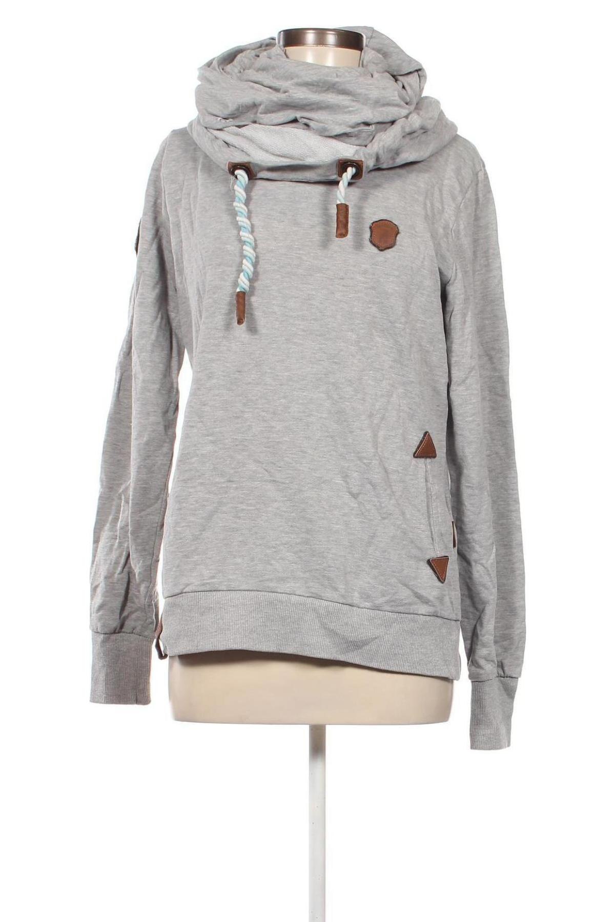 Damen Sweatshirt Naketano, Größe L, Farbe Grau, Preis 28,39 €