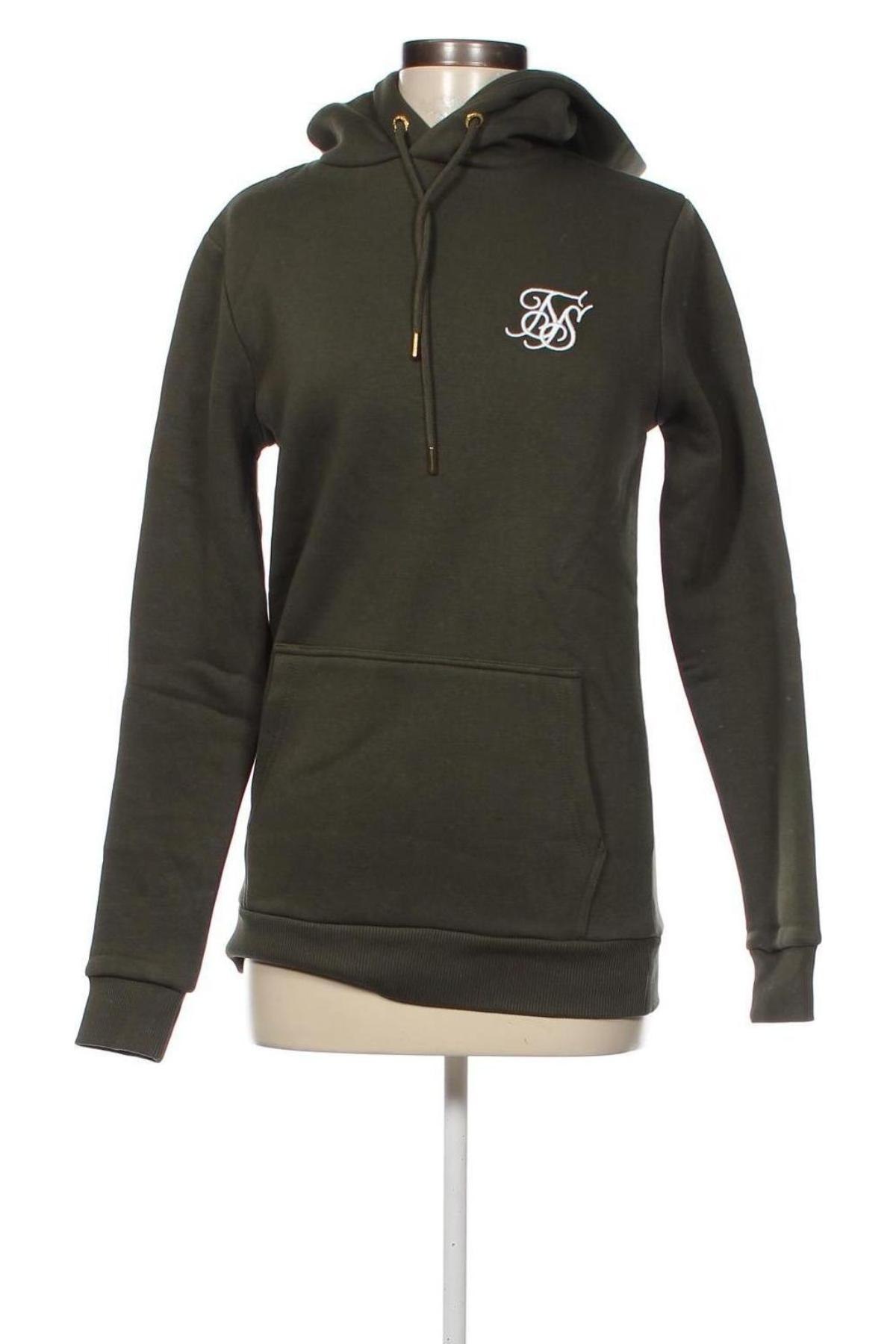 Damen Sweatshirt SikSilk, Größe XS, Farbe Grün, Preis € 47,94