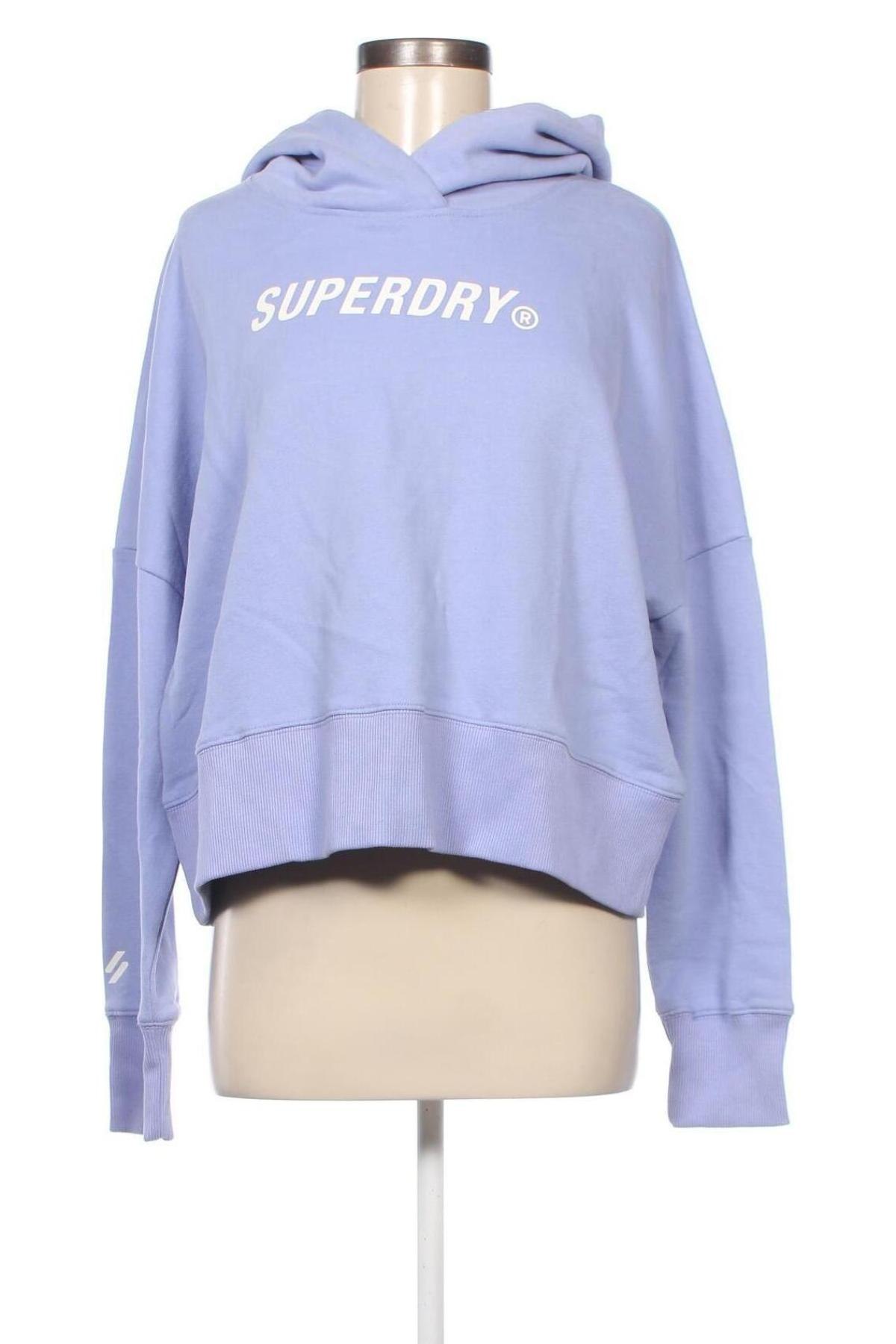 Γυναικείο φούτερ Superdry, Μέγεθος L, Χρώμα Βιολετί, Τιμή 54,64 €