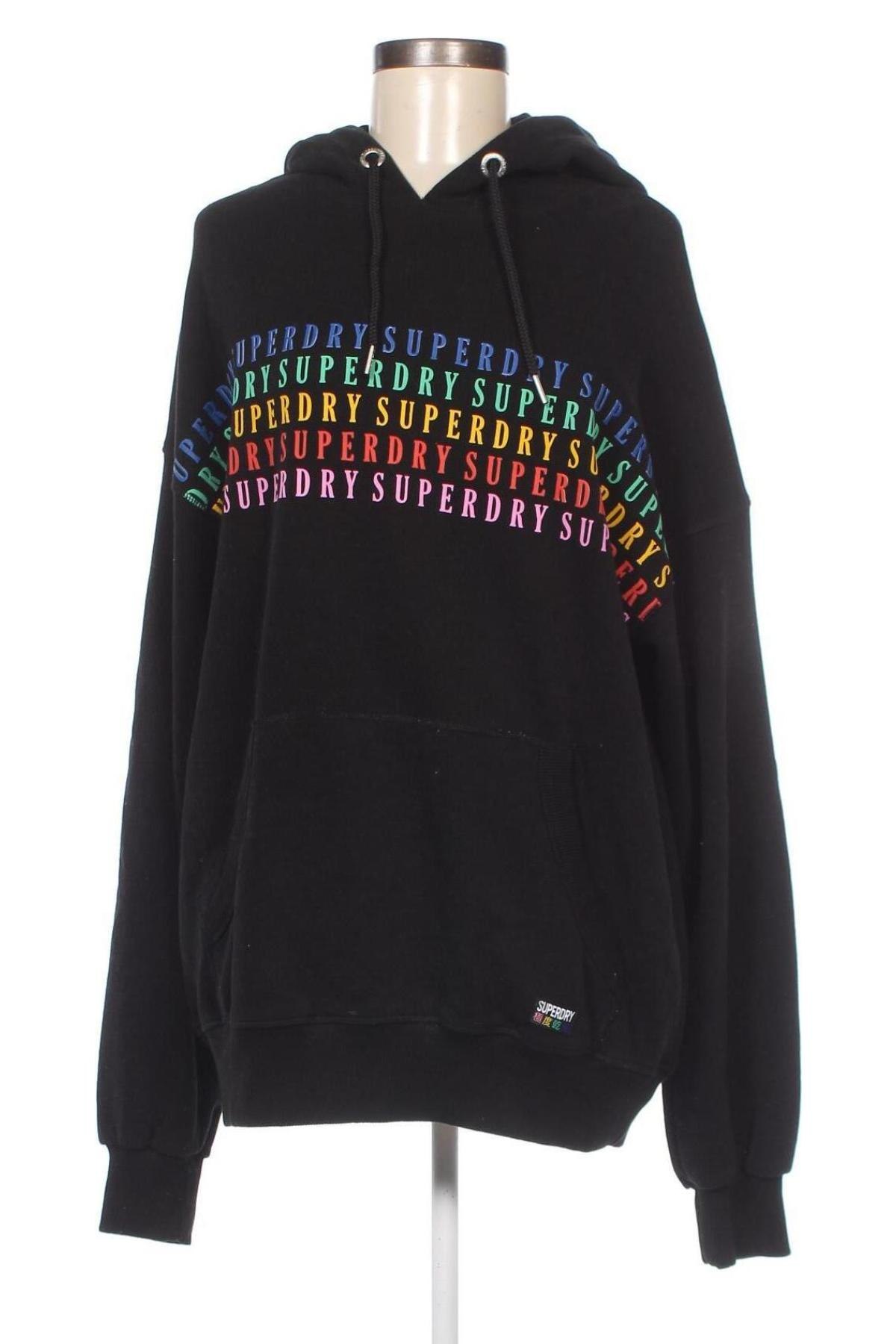 Damen Sweatshirt Superdry, Größe M, Farbe Schwarz, Preis € 31,14