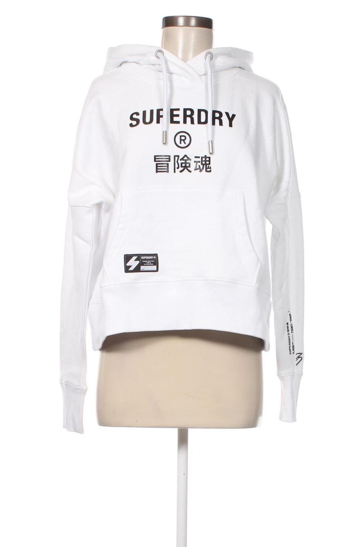 Damen Sweatshirt Superdry, Größe M, Farbe Weiß, Preis € 24,59