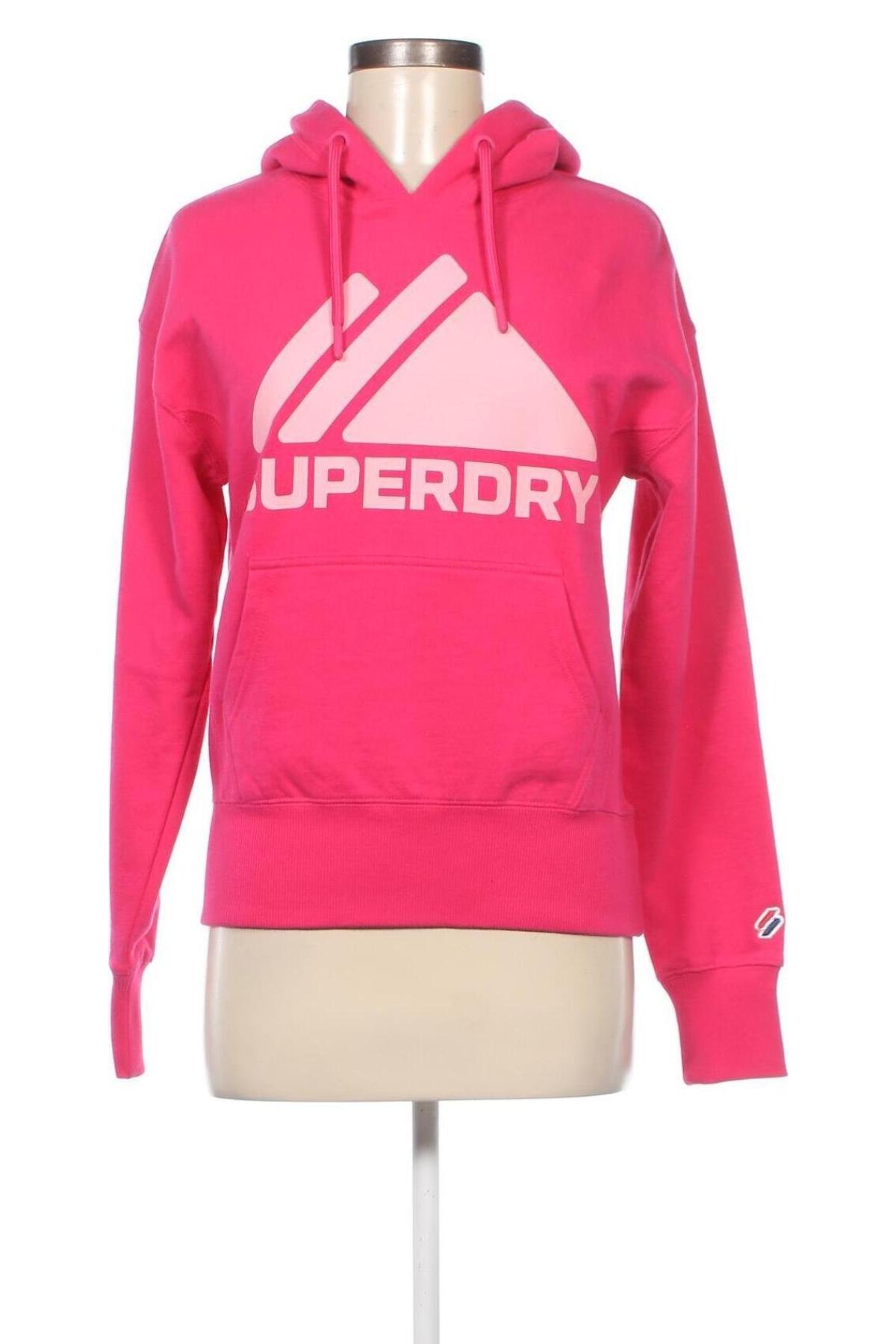 Γυναικείο φούτερ Superdry, Μέγεθος S, Χρώμα Ρόζ , Τιμή 29,51 €