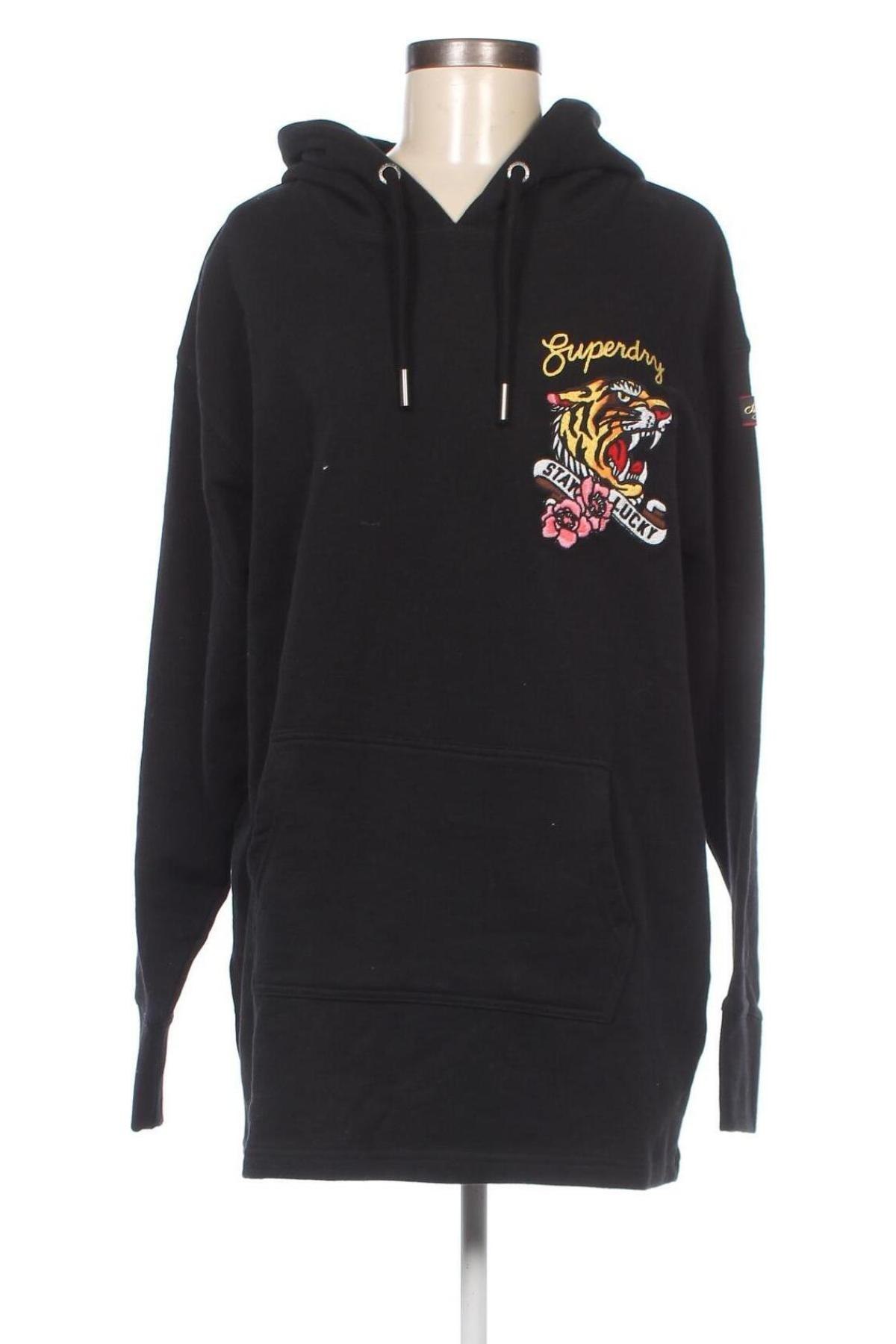 Damen Sweatshirt Superdry, Größe S, Farbe Schwarz, Preis 15,30 €