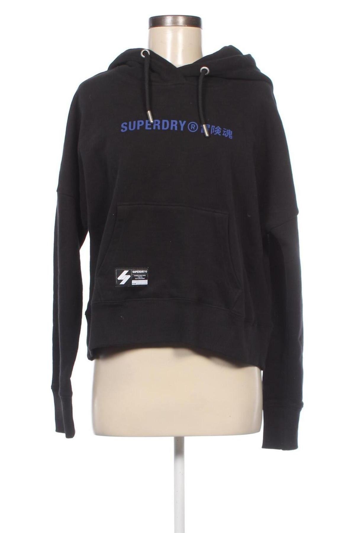 Damen Sweatshirt Superdry, Größe M, Farbe Schwarz, Preis 54,64 €