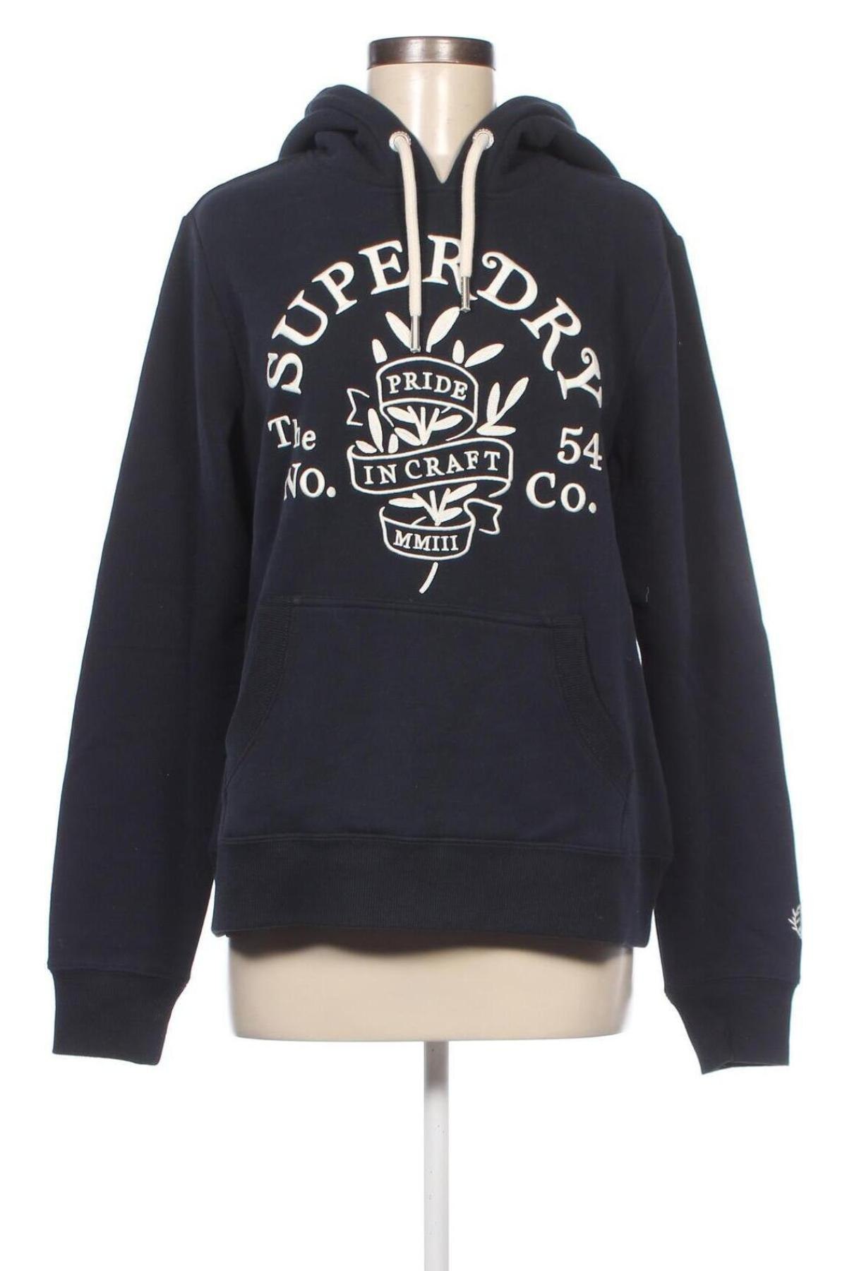 Damen Sweatshirt Superdry, Größe L, Farbe Blau, Preis 15,30 €
