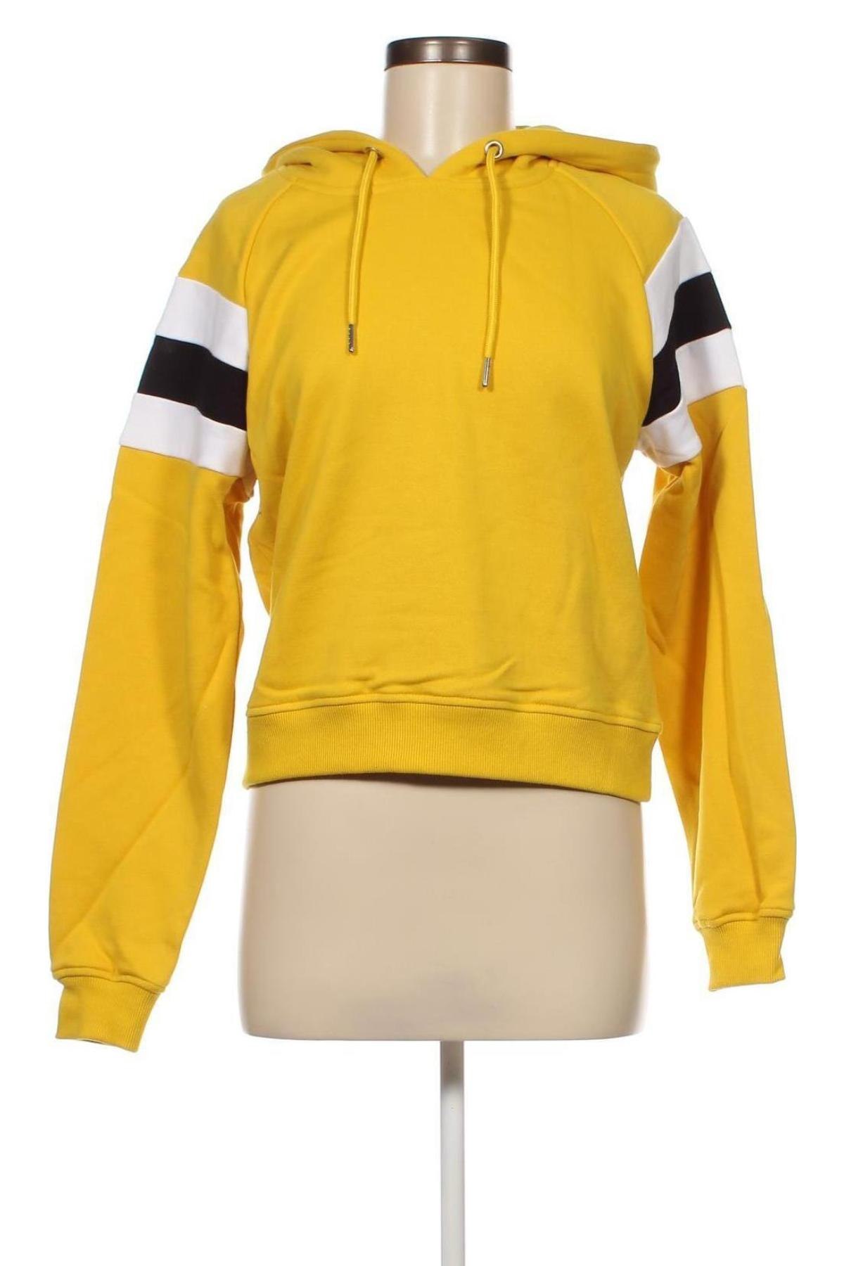 Γυναικείο φούτερ Urban Classics, Μέγεθος L, Χρώμα Κίτρινο, Τιμή 6,35 €