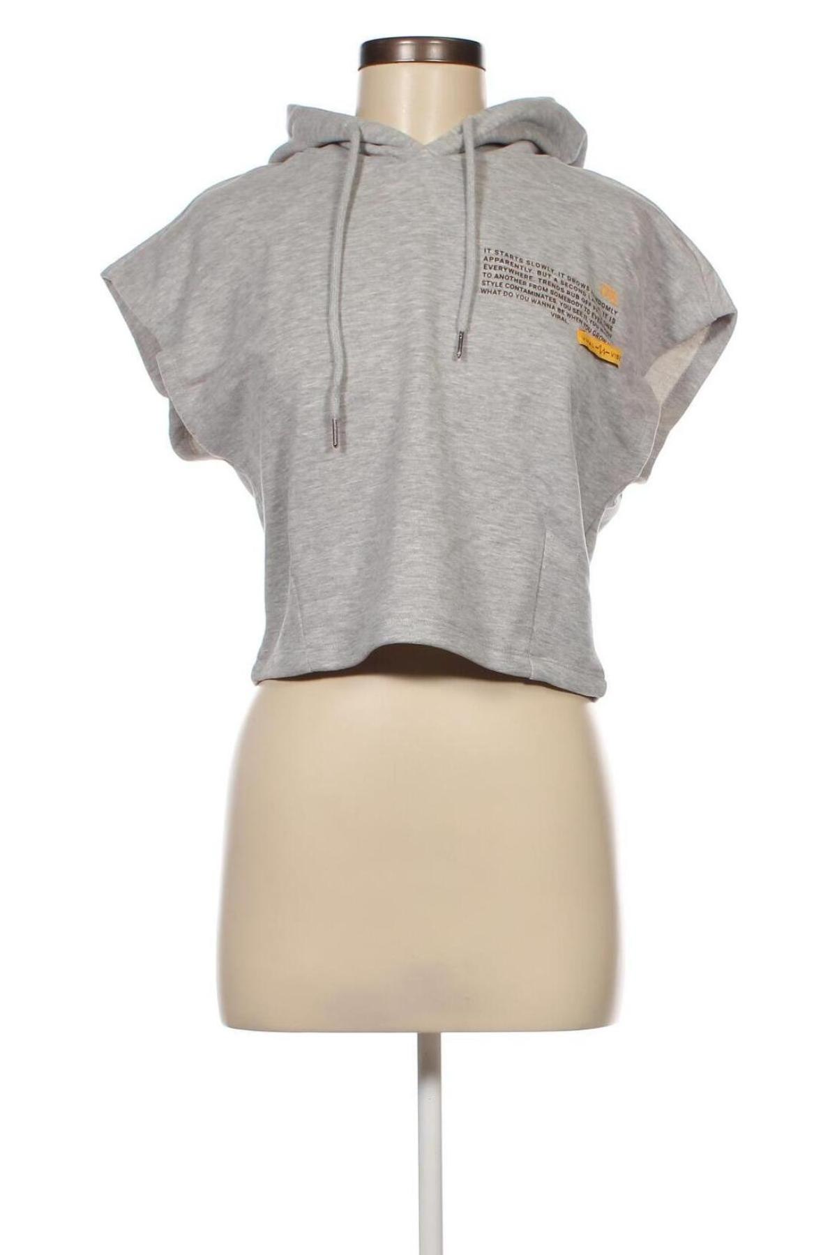 Damen Sweatshirt Viral Vibes, Größe M, Farbe Grau, Preis € 11,51