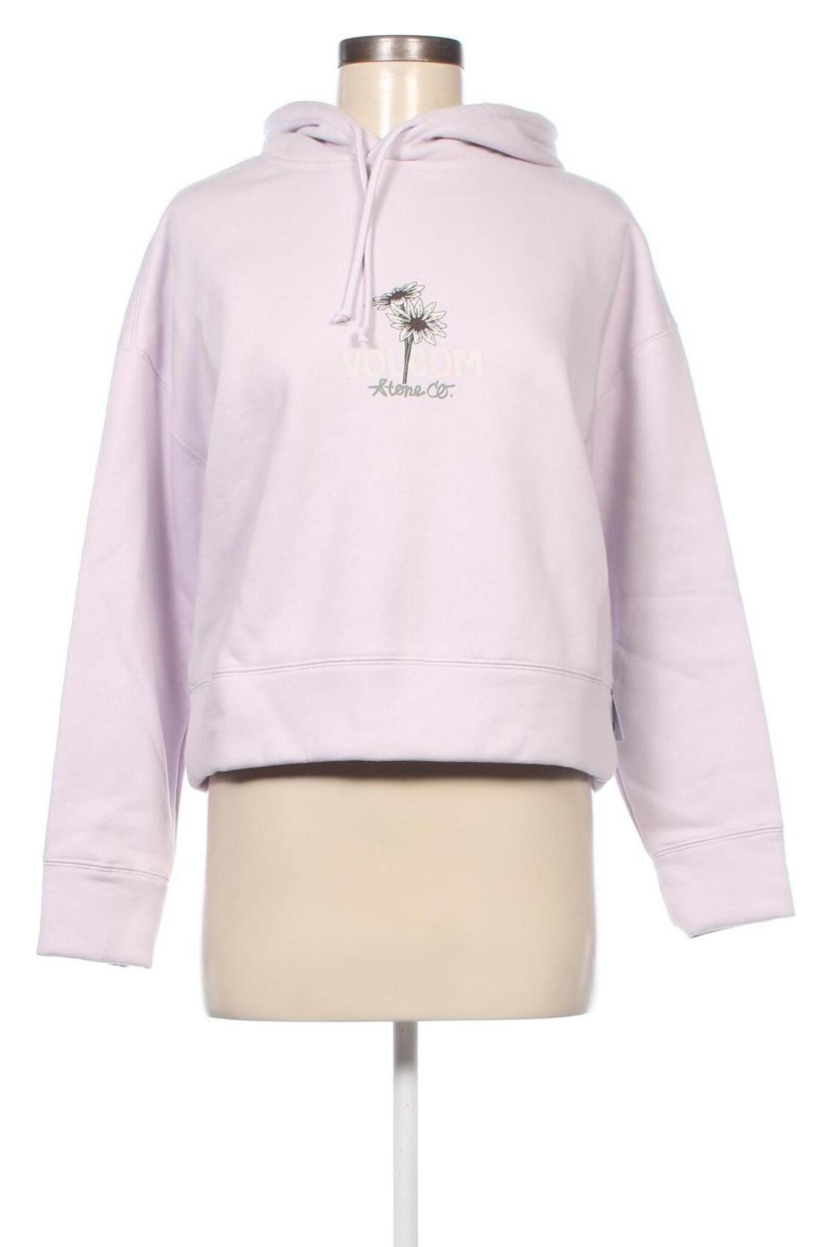 Damen Sweatshirt Volcom, Größe XS, Farbe Lila, Preis 31,73 €