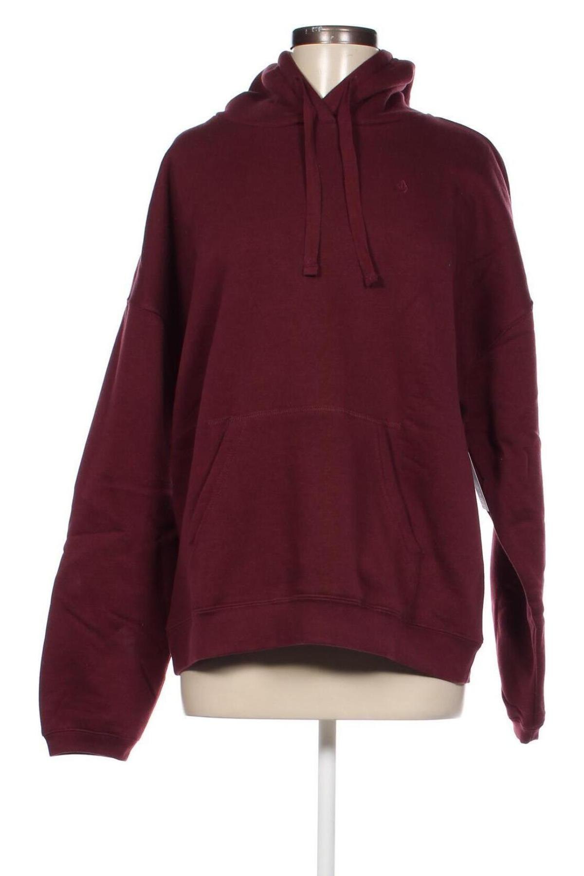 Damen Sweatshirt Volcom, Größe M, Farbe Braun, Preis 30,06 €