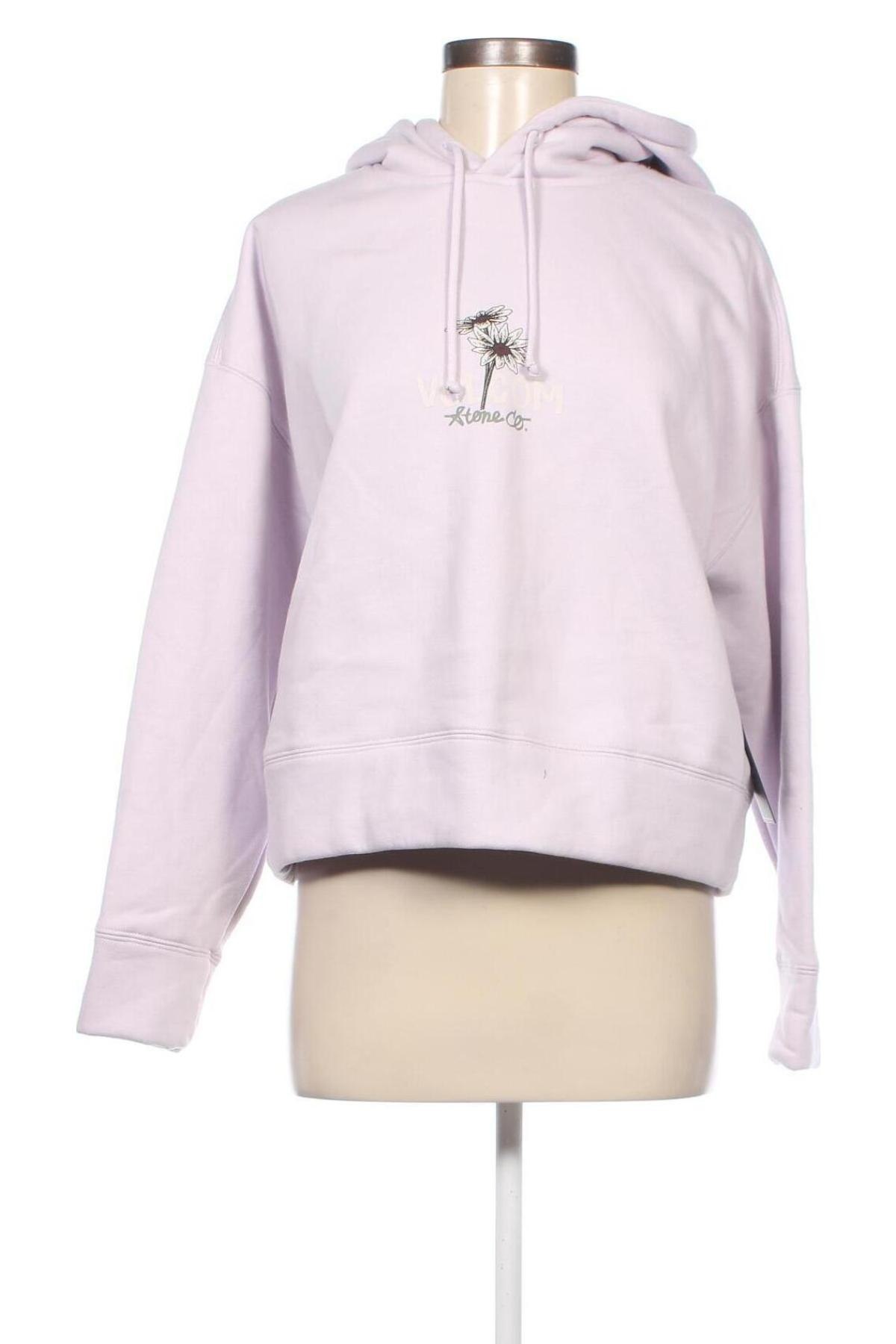 Damen Sweatshirt Volcom, Größe S, Farbe Lila, Preis 31,73 €