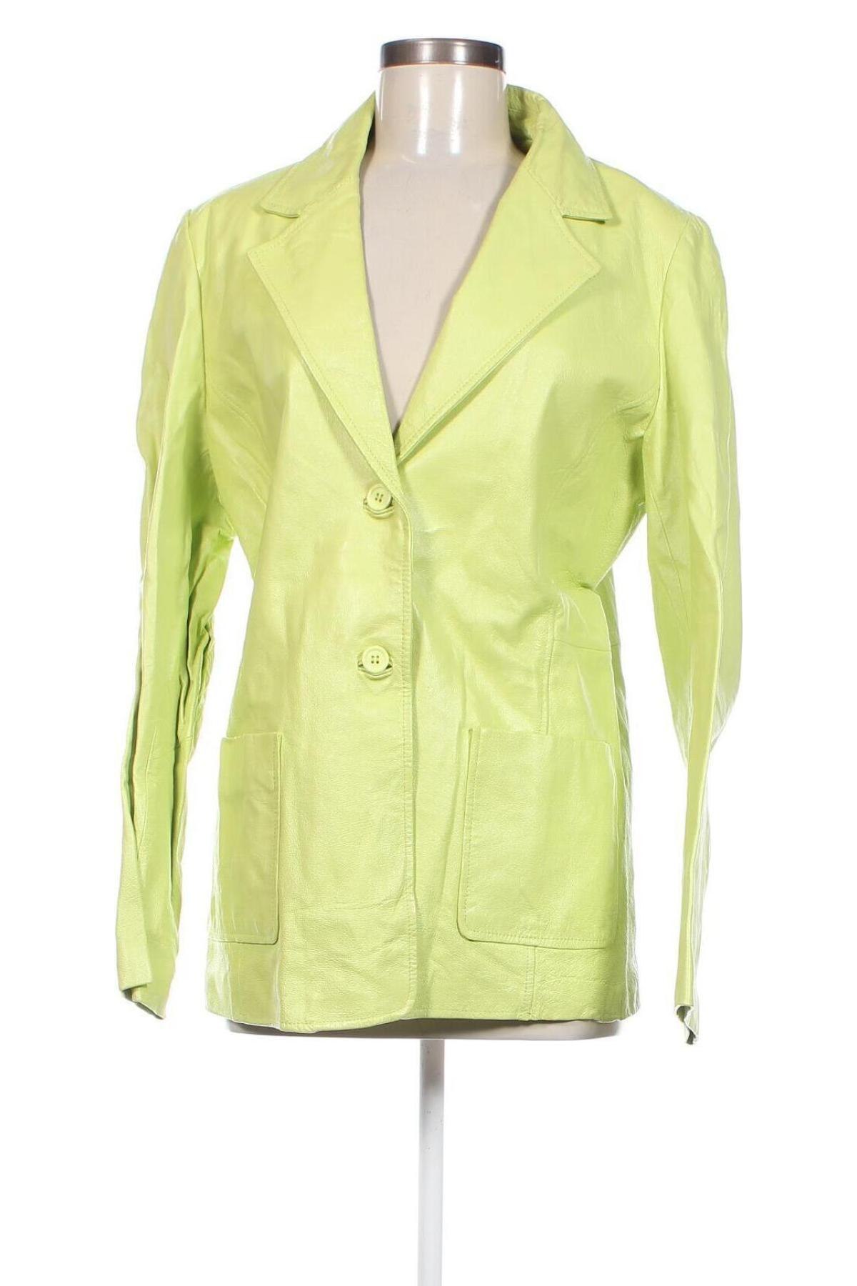 Damen Lederjacke, Größe XL, Farbe Grün, Preis € 74,46