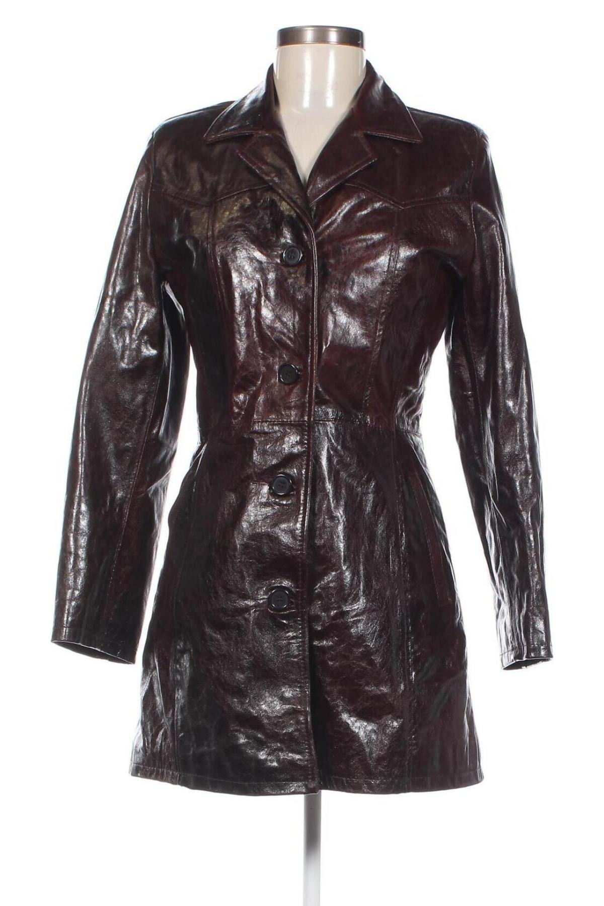 Damen Lederjacke, Größe XS, Farbe Braun, Preis € 40,21