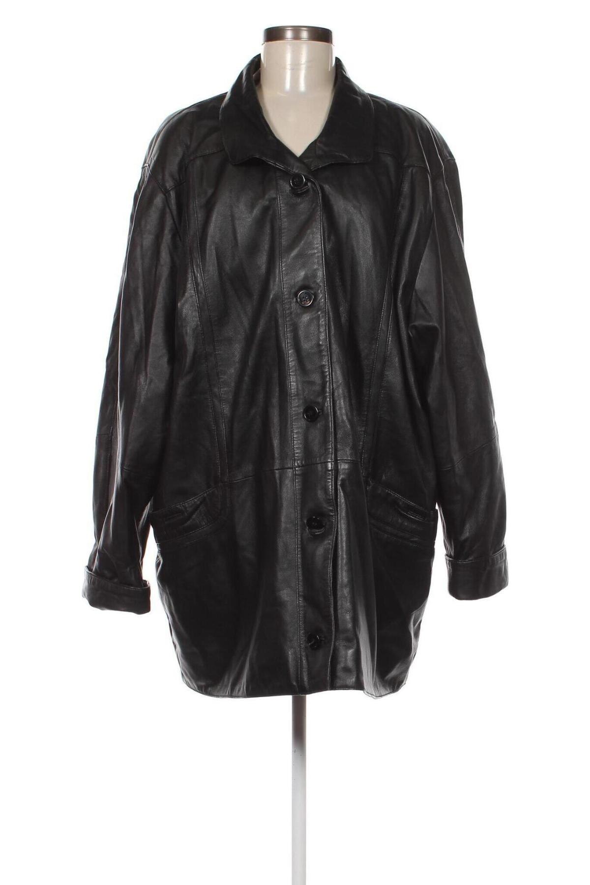 Dámská kožená bunda , Velikost 3XL, Barva Černá, Cena  1 177,00 Kč