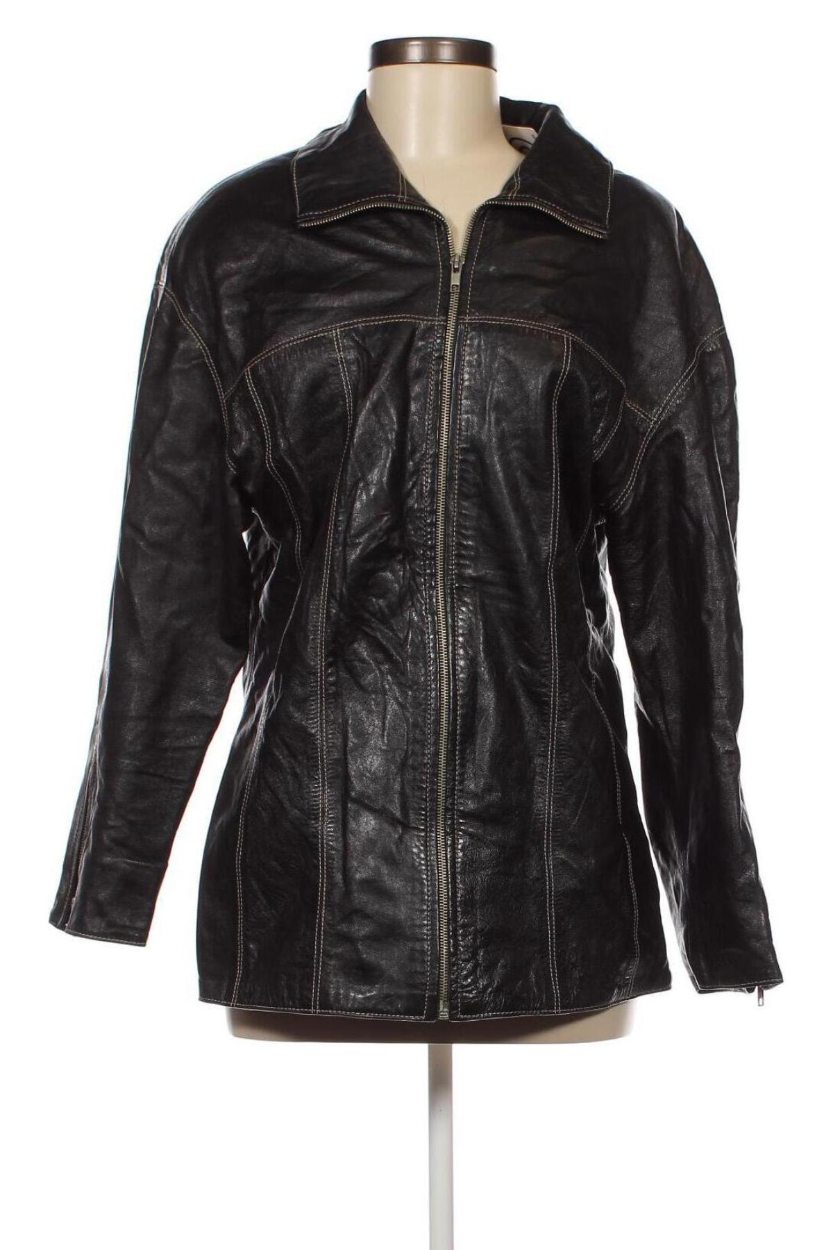 Dámska kožená bunda , Veľkosť S, Farba Čierna, Cena  49,14 €