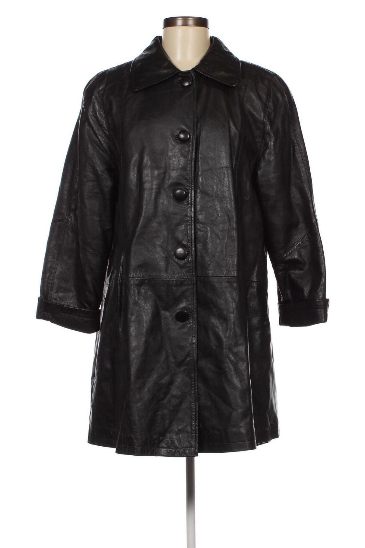 Dámska kožená bunda , Veľkosť M, Farba Čierna, Cena  29,73 €