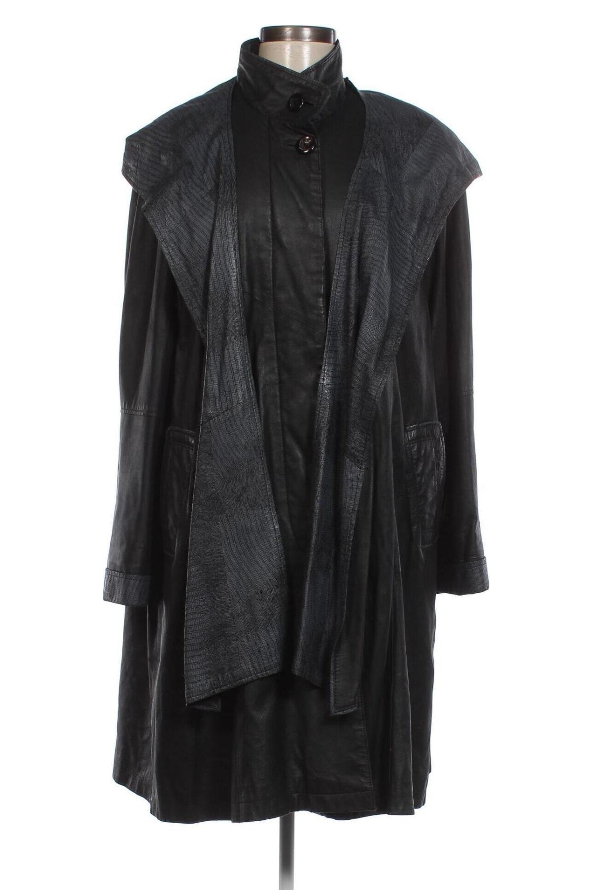 Damen Lederjacke, Größe L, Farbe Schwarz, Preis € 54,71