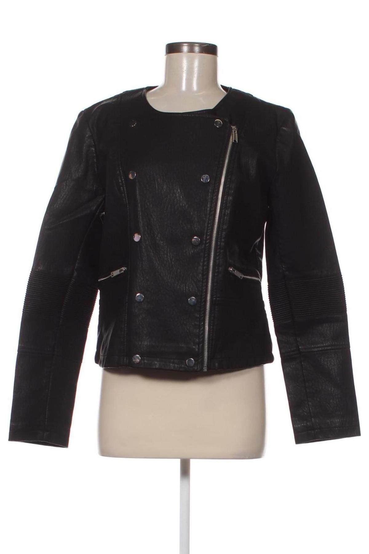 Dámská kožená bunda  B.Young, Velikost L, Barva Černá, Cena  595,00 Kč