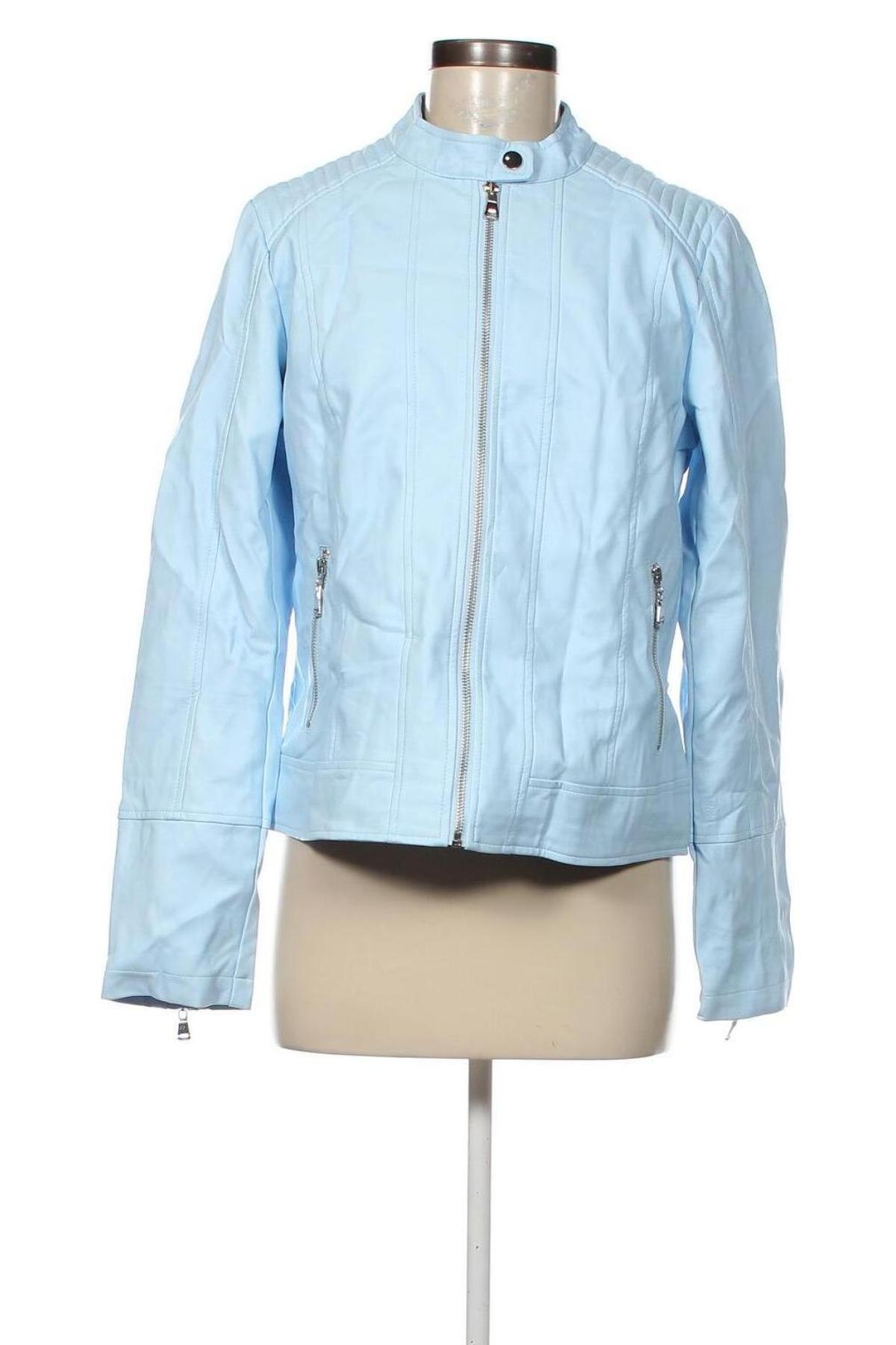 Dámska kožená bunda  Bel&Bo, Veľkosť M, Farba Modrá, Cena  13,33 €