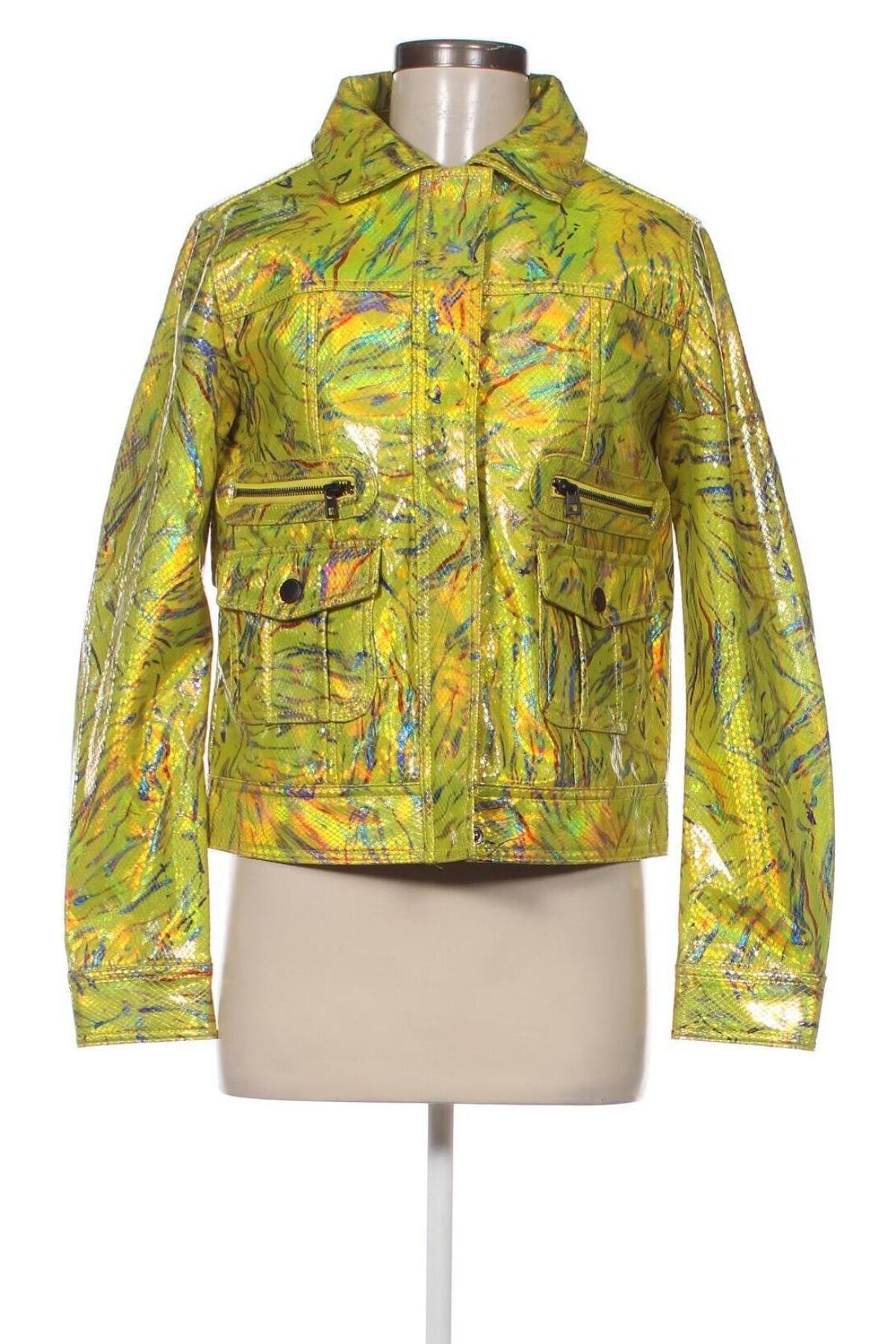 Damen Lederjacke Desigual, Größe L, Farbe Gelb, Preis € 43,44